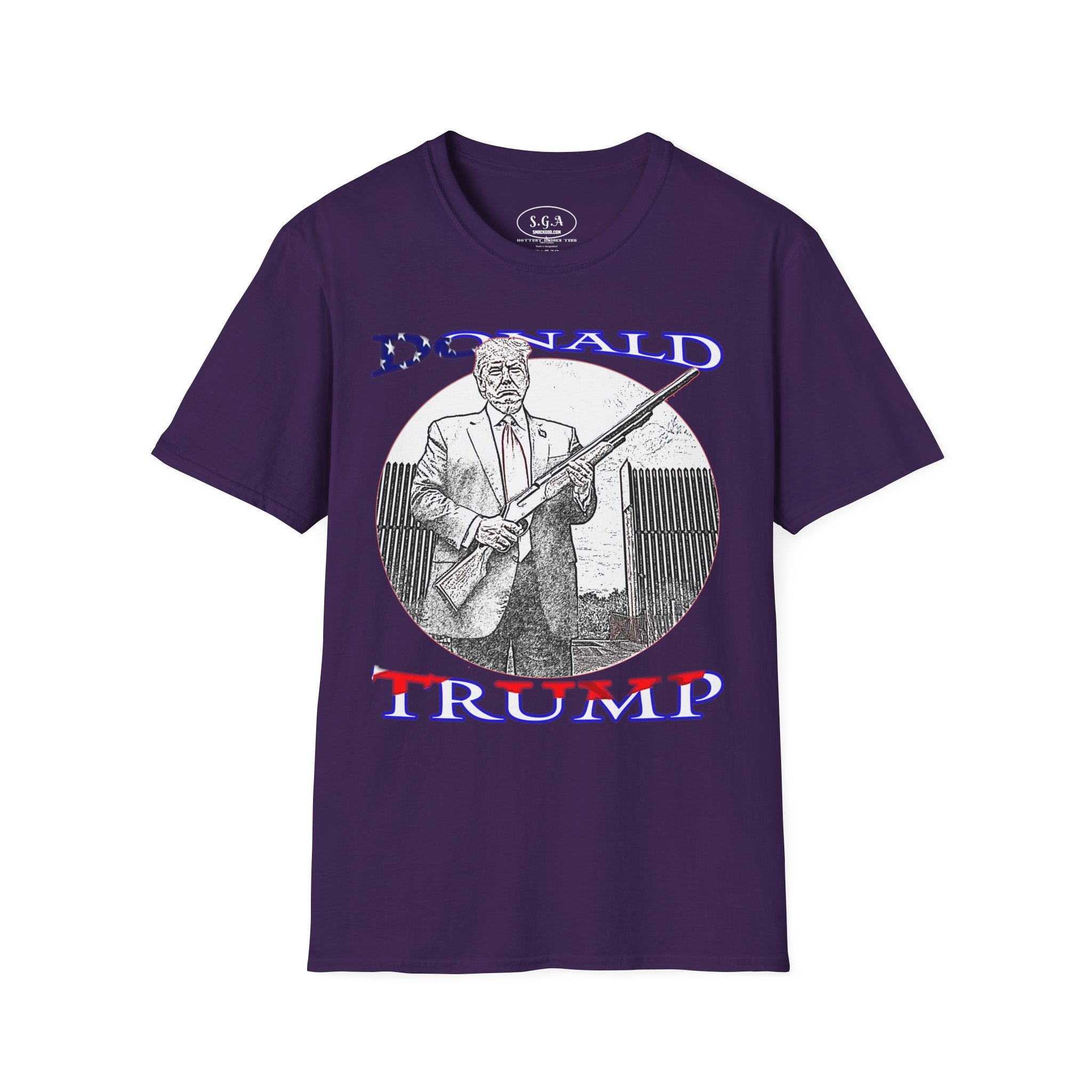 Smack God Apparel “Trump Shotgun Energy” Graphic T-Shirt – Bold Political Streetwear Tee | Patriotic Statement Shirt | Viral Graphic Tee