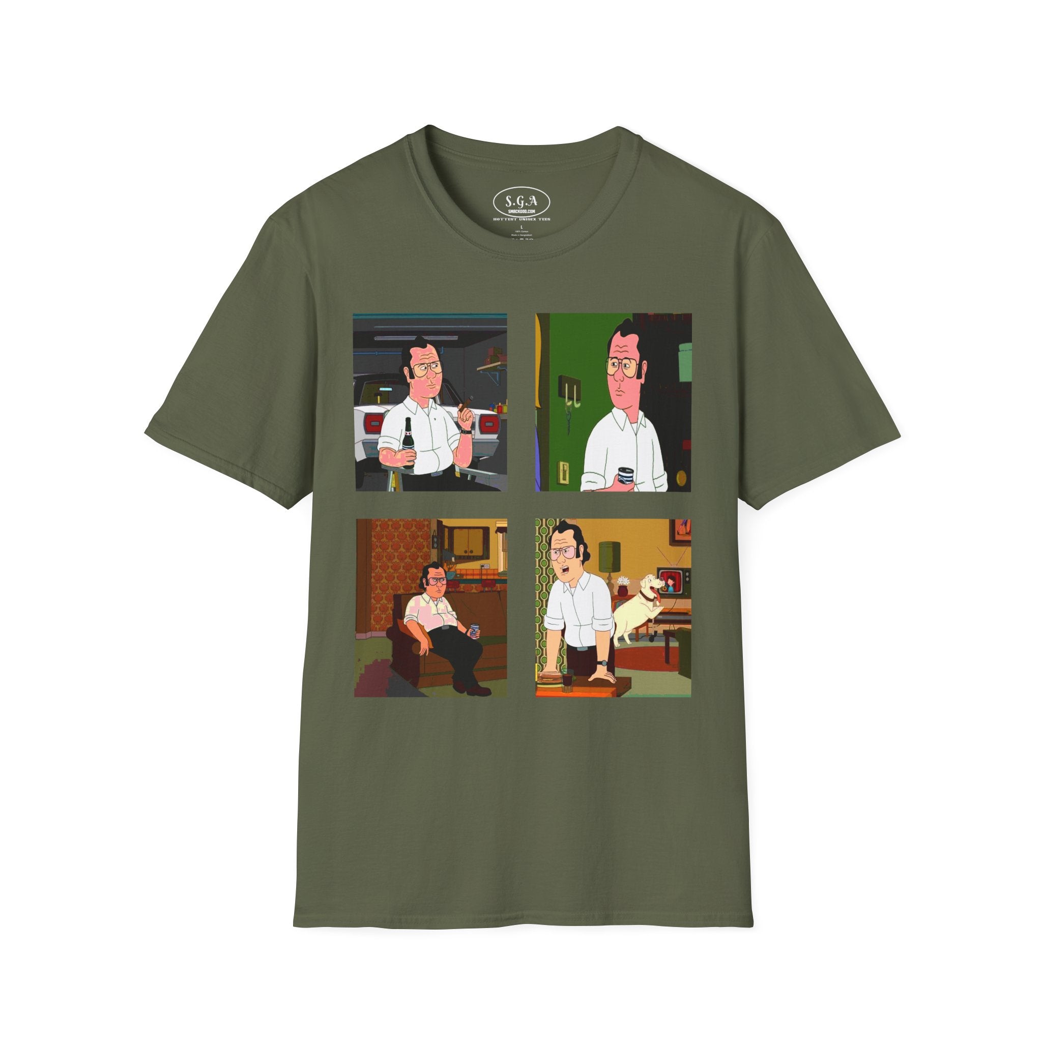 Frank Murphy “F Is For Family” T-Shirt – Retro Cartoon Streetwear Tee | Smack God Apparel Graphic Shirt | SmackGod.com