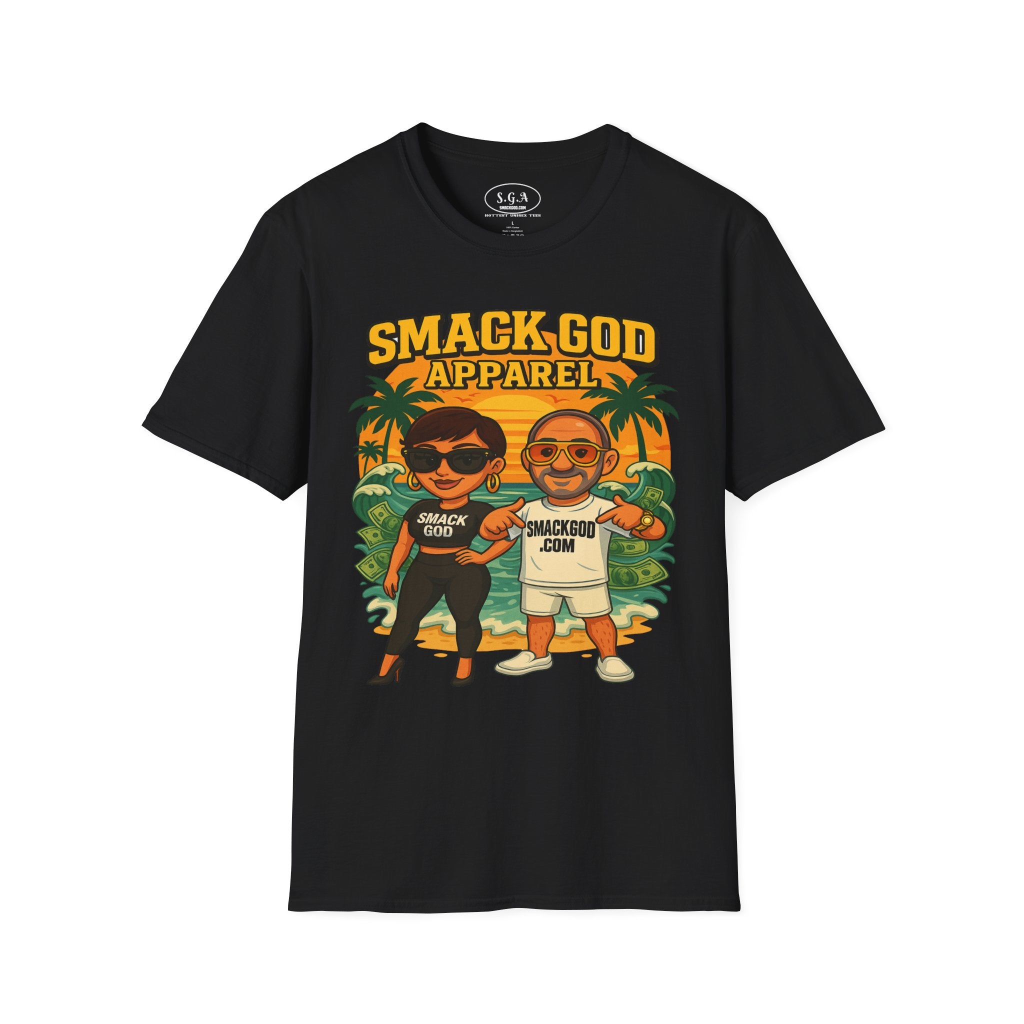 Smack God Apparel Beach Logo Shirt – Smack God Apparel | Cartoon Streetwear Graphic T-Shirt | SmackGod.com Lifestyle Tee
