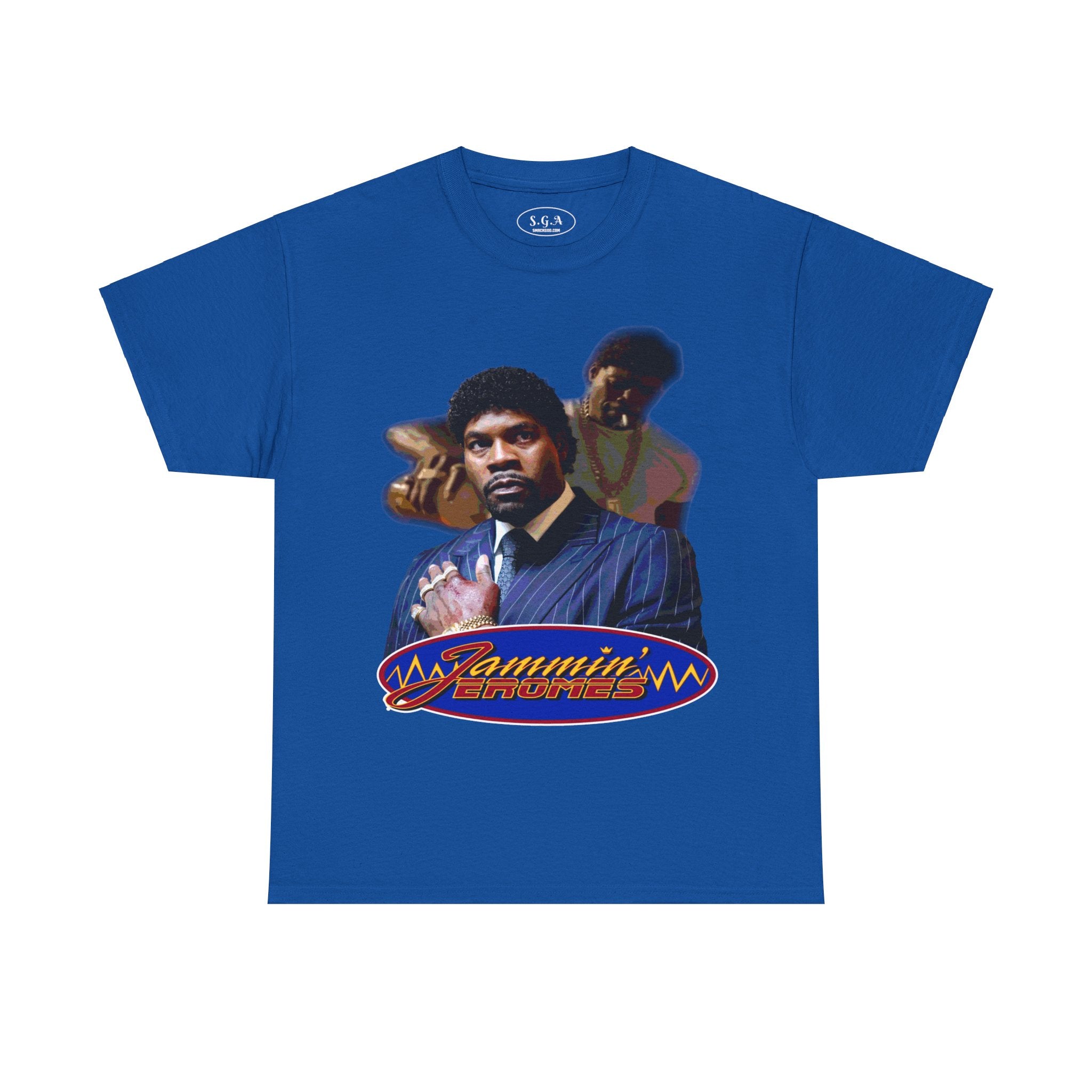 “Jammin’ Jerome’s” T-Shirt – 90s Streetwear Graphic Tee | Retro Hustler Style Shirt | Smack God Apparel