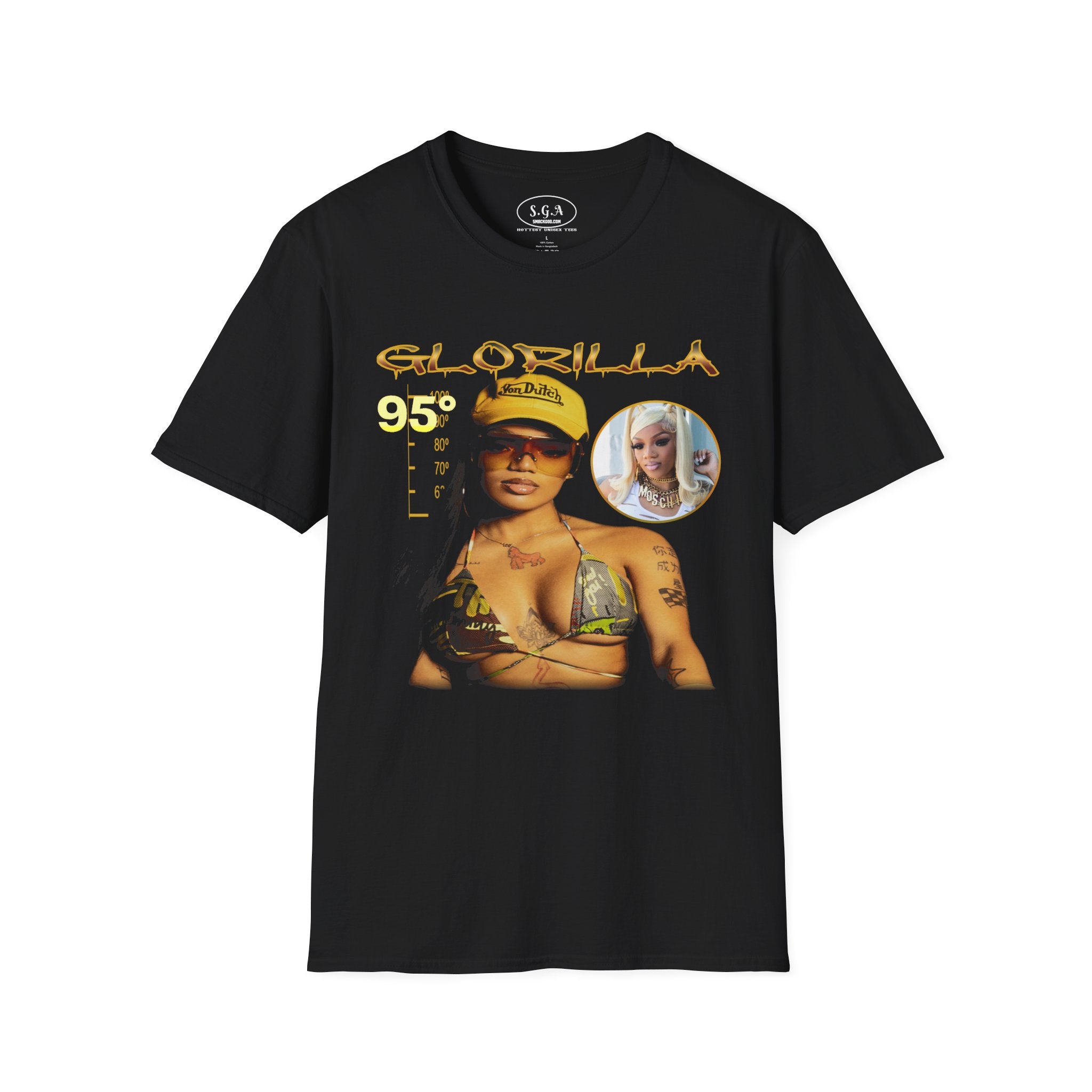 GloRilla Inspired Graphic T-Shirt – Memphis Rap Streetwear Tee | Bold Female Hip Hop Shirt | Smack God Apparel