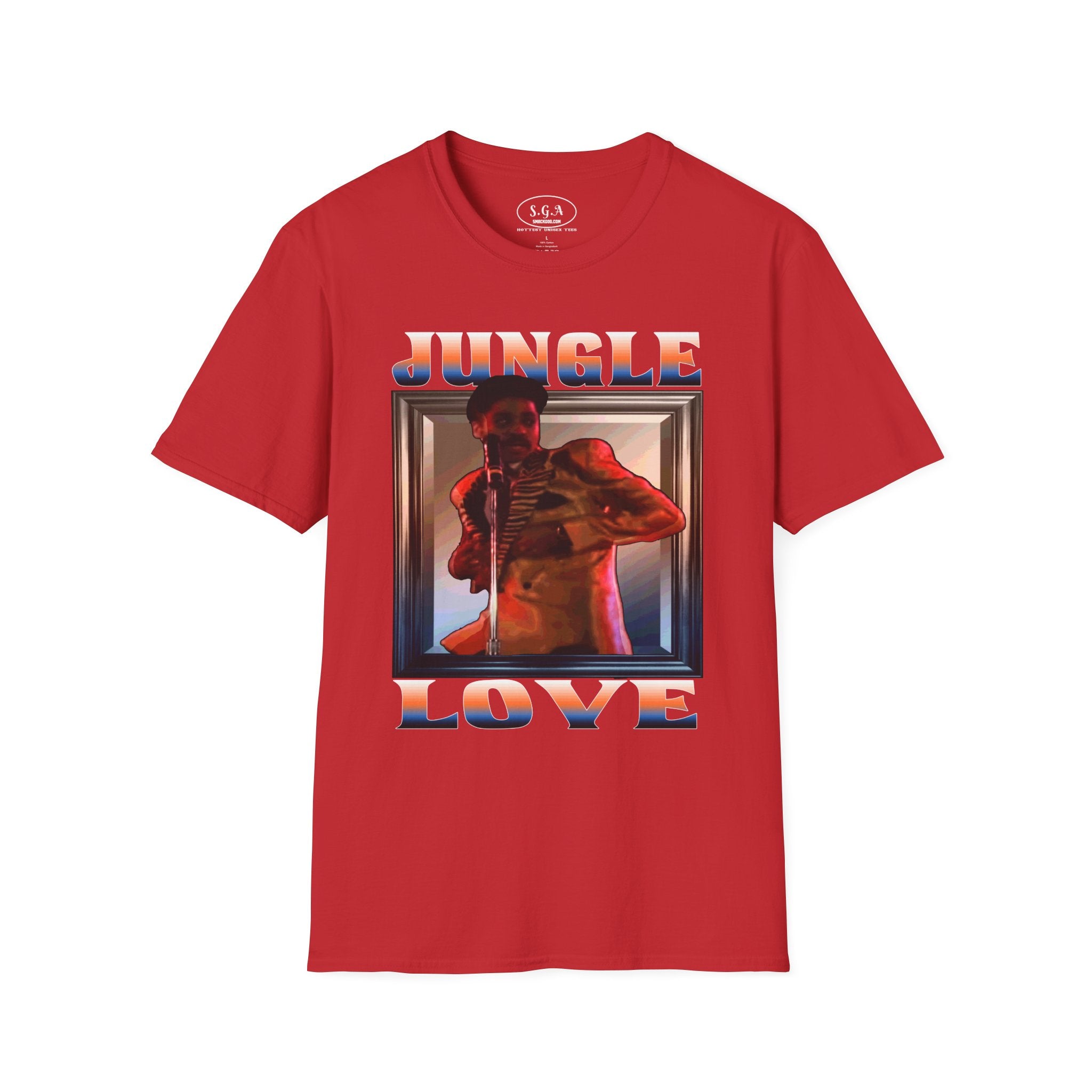 Smack God Apparel “Jungle Love Vibes” Graphic T-Shirt – Morris Day Inspired Tee | Funk Music Streetwear Shirt | Retro 80s Party Graphic Tee