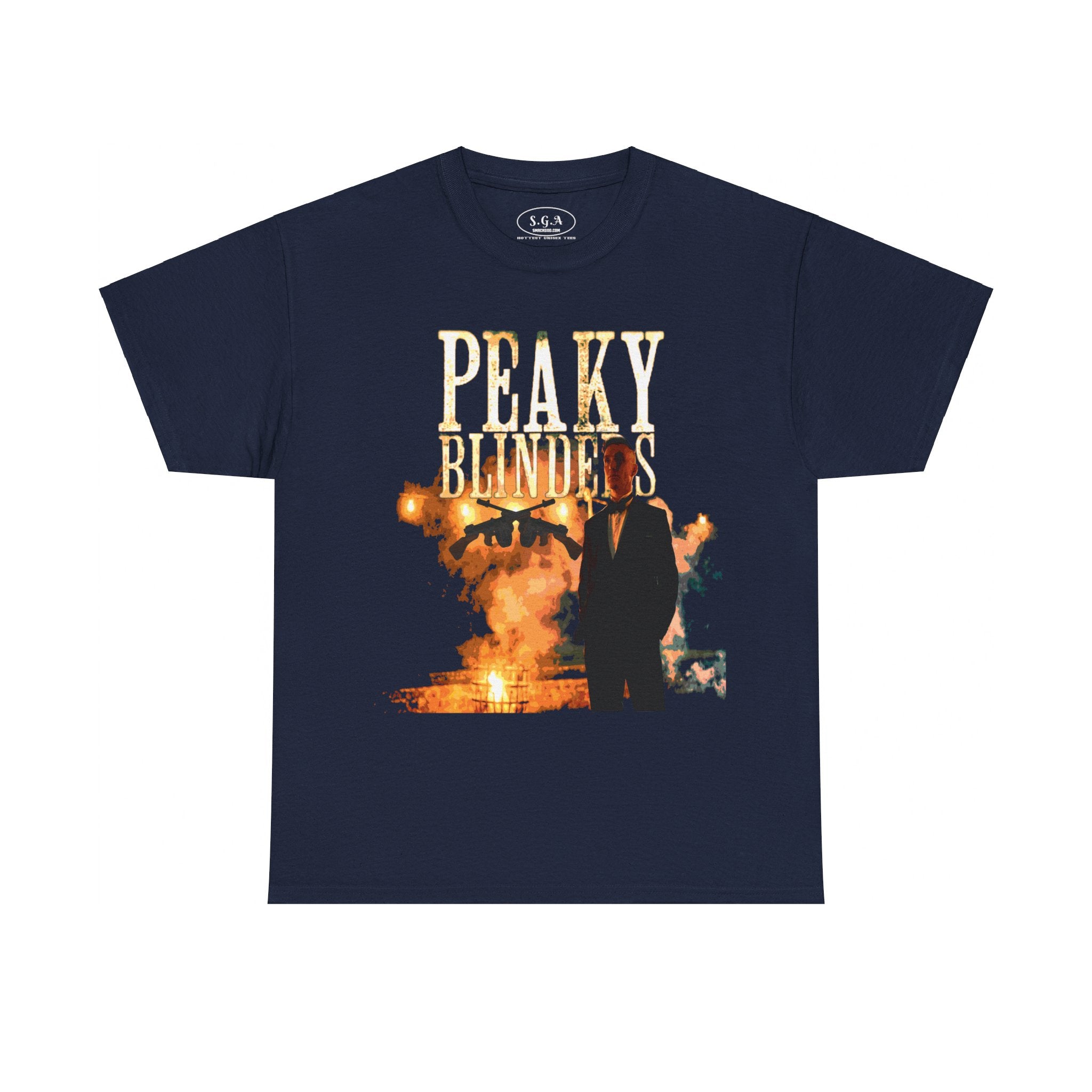 Peaky Blinders Inspired T-Shirt – Smack God Apparel | Tommy Shelby Style Graphic Tee | Vintage Gangster Streetwear Shirt