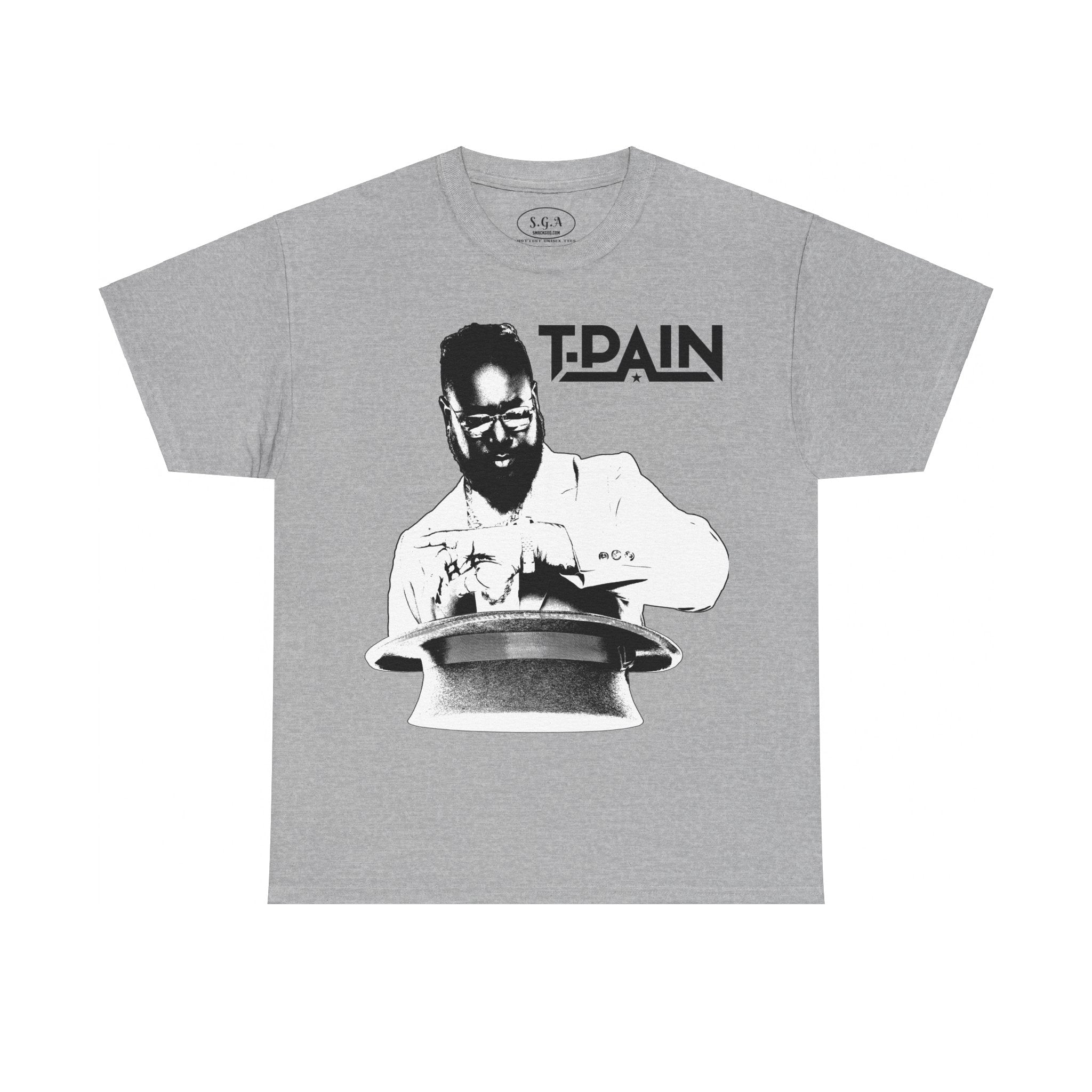 T-Pain Graphic T-Shirt – Smack God Apparel Hip Hop Streetwear Tee | Rap Icon Shirt | Urban Music TShirt