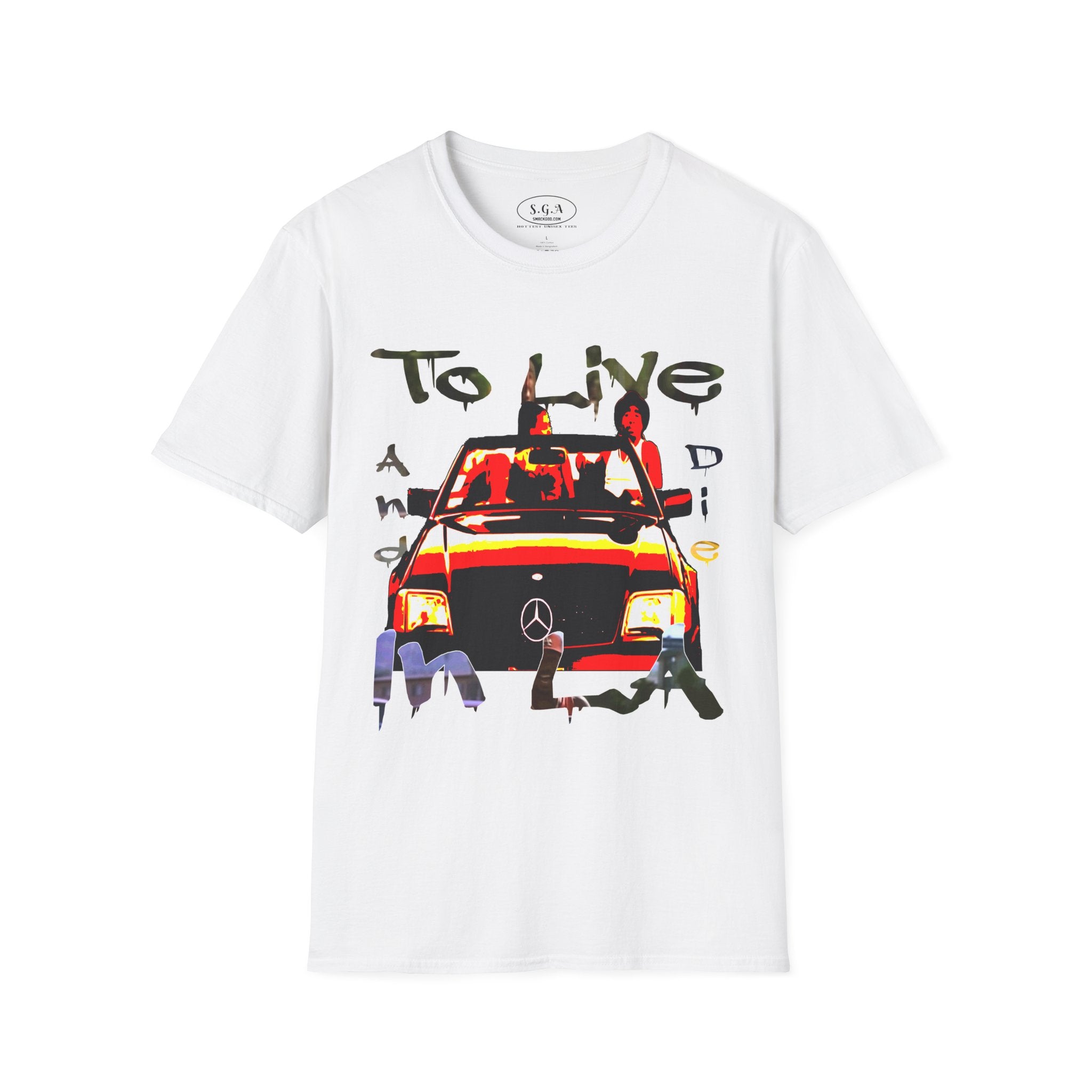 To Live and Die in LA T-Shirt – West Coast Hip Hop Graphic Tee | Los Angeles Streetwear Shirt | Smack God Apparel