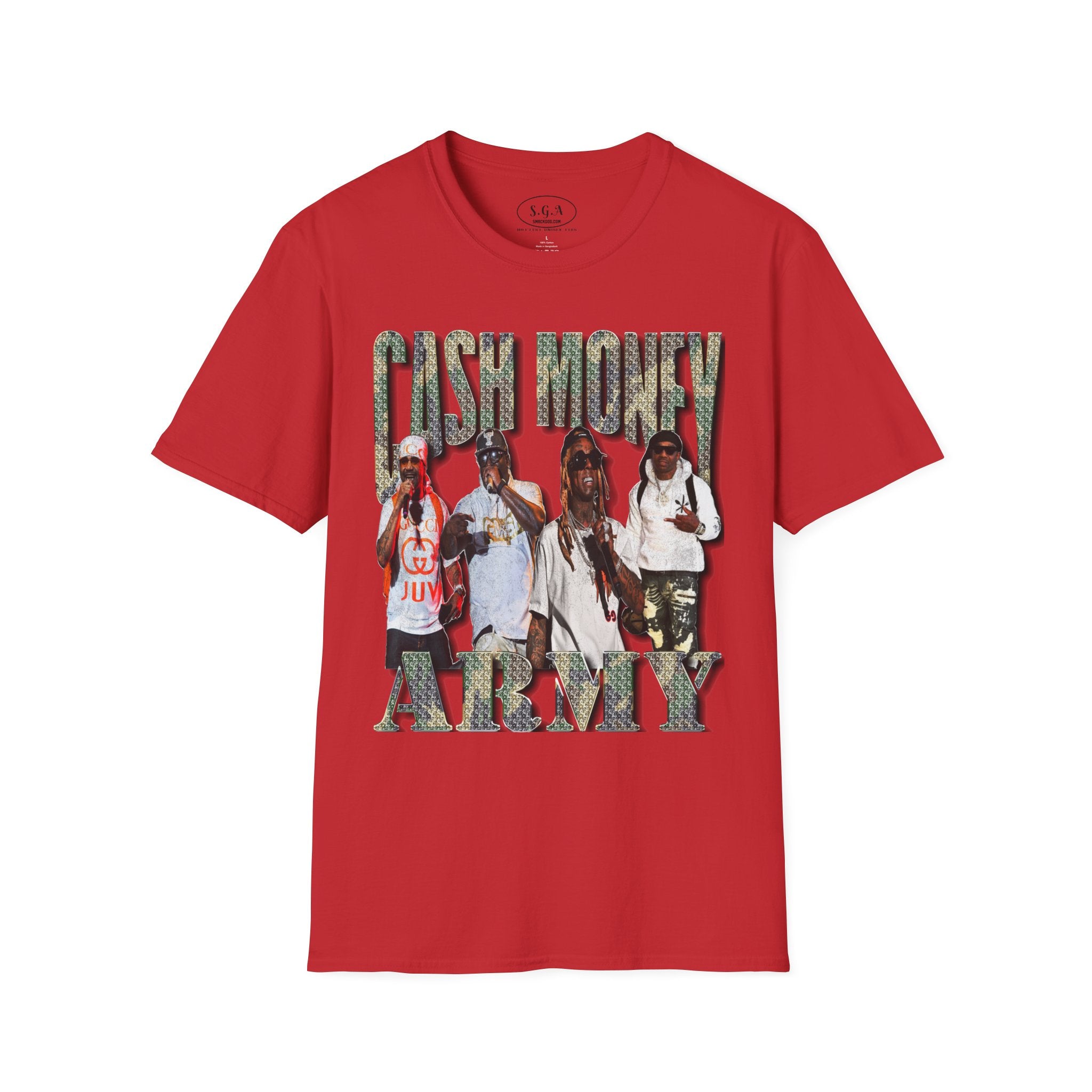 Cash Money Army T-Shirt | Smack God Apparel | Featuring Juvenile, B.G., Turk & Lil Wayne