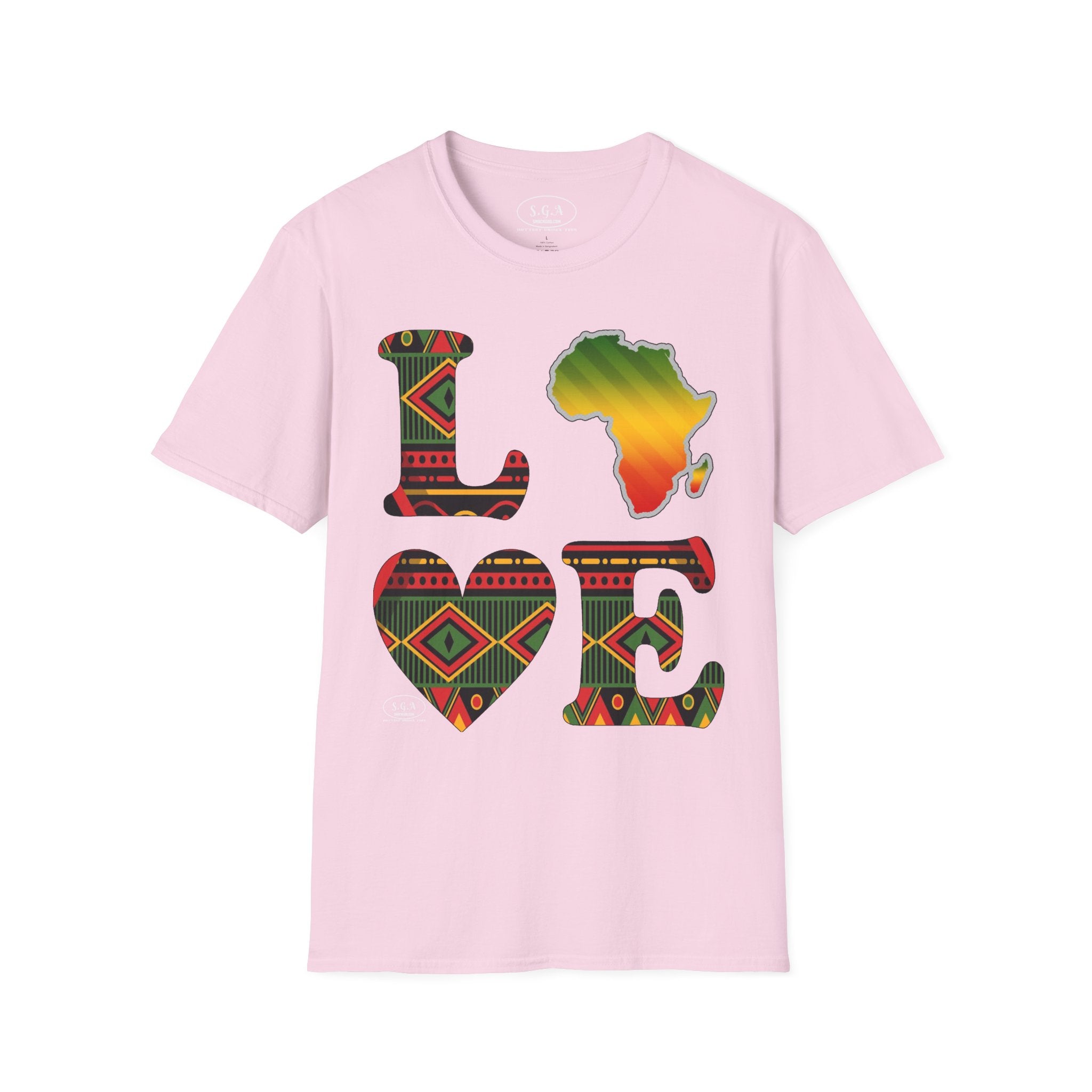 Love Africa T-Shirt – Smack God Apparel Afrocentric Graphic Tee | African Pride Streetwear Shirt | Cultural Urban T-shirt