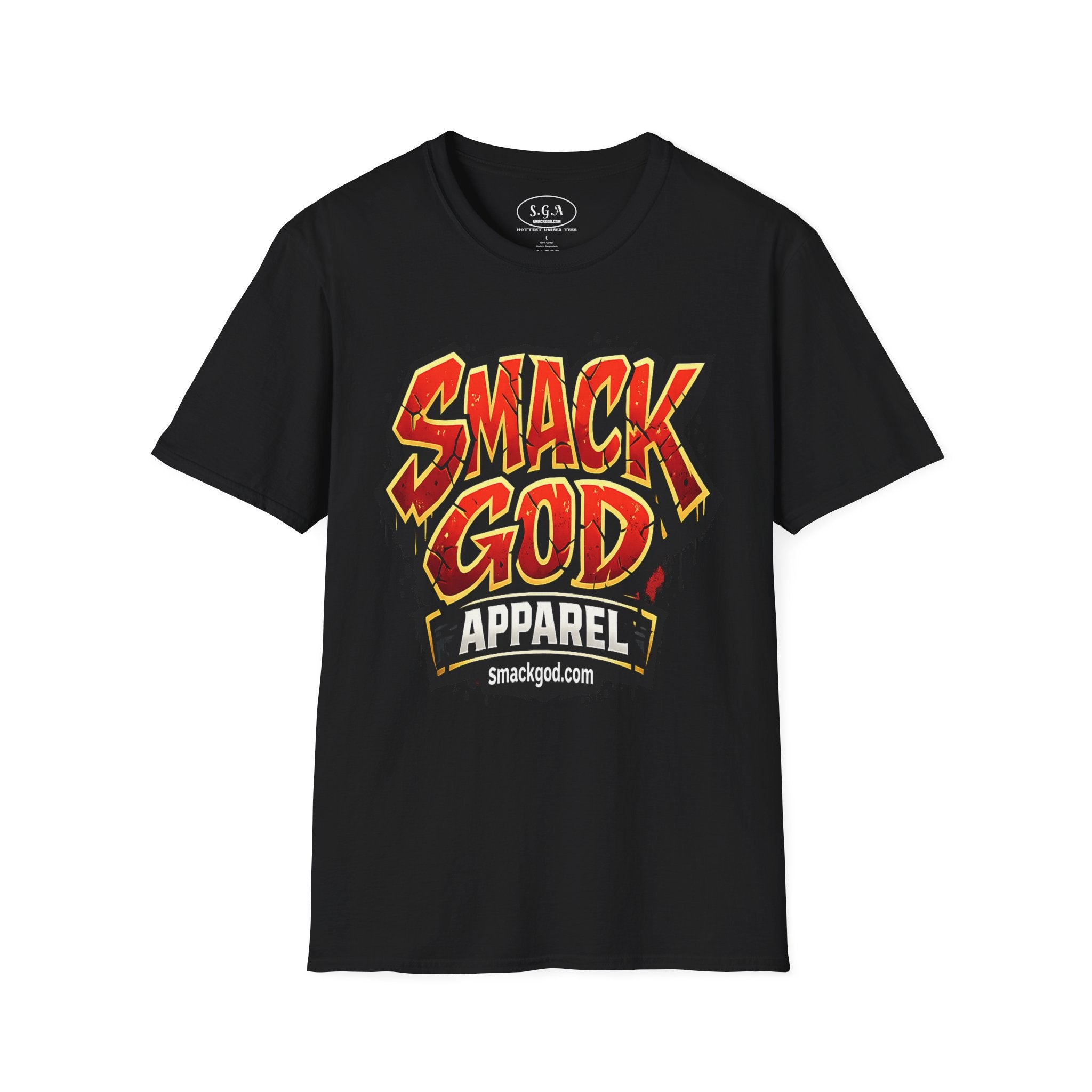 Smack God Apparel Graffiti Logo T-Shirt – Urban Streetwear Graphic Tee | Bold Hip Hop Style Shirt | SmackGod.com