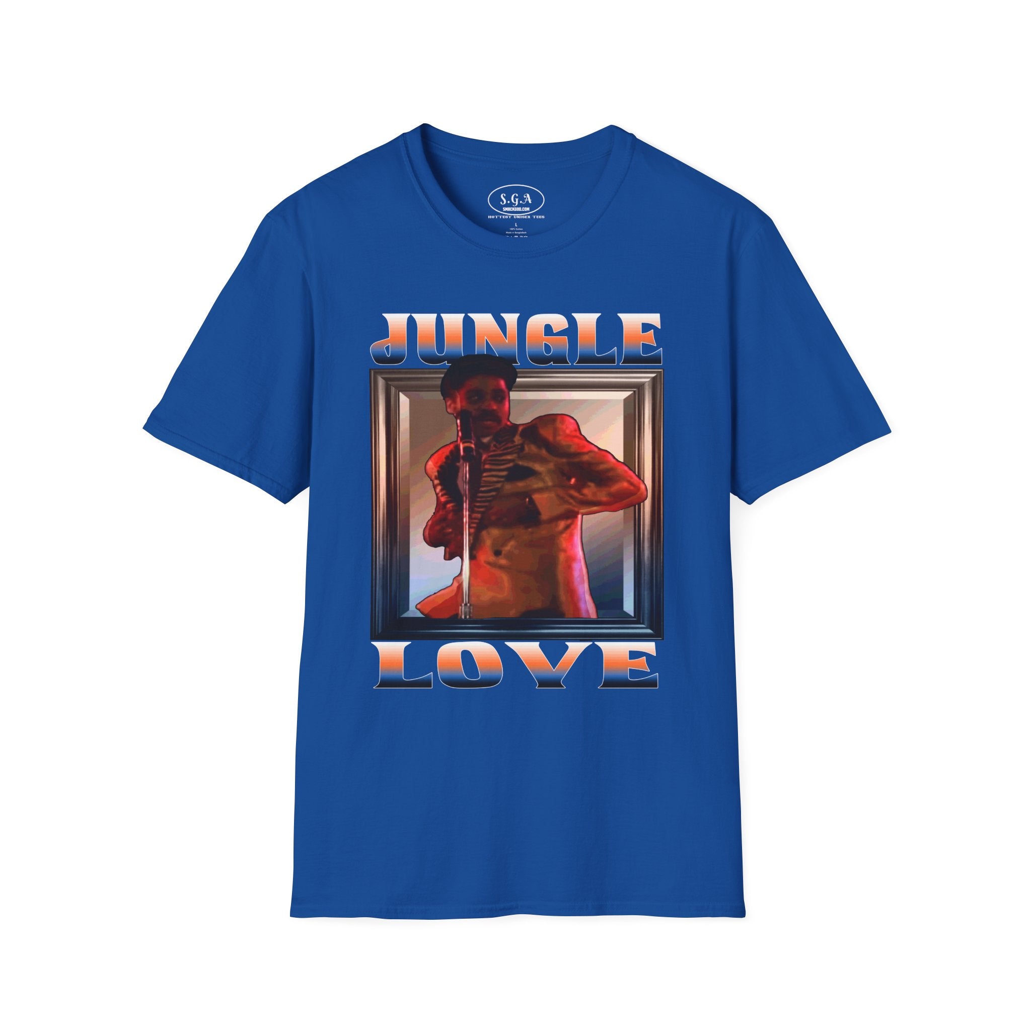 Smack God Apparel “Jungle Love Vibes” Graphic T-Shirt – Morris Day Inspired Tee | Funk Music Streetwear Shirt | Retro 80s Party Graphic Tee