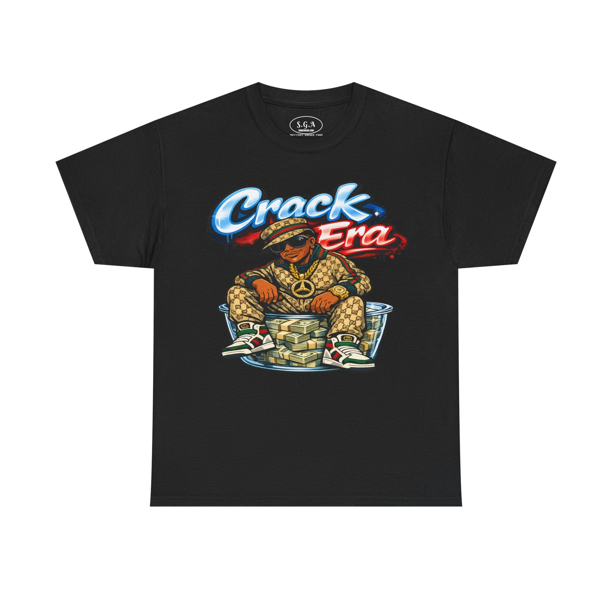 Crack Era Streetwear Shirt – Smack God Apparel | Retro Urban Graphic T-Shirt | Vintage Hip Hop Culture Tee