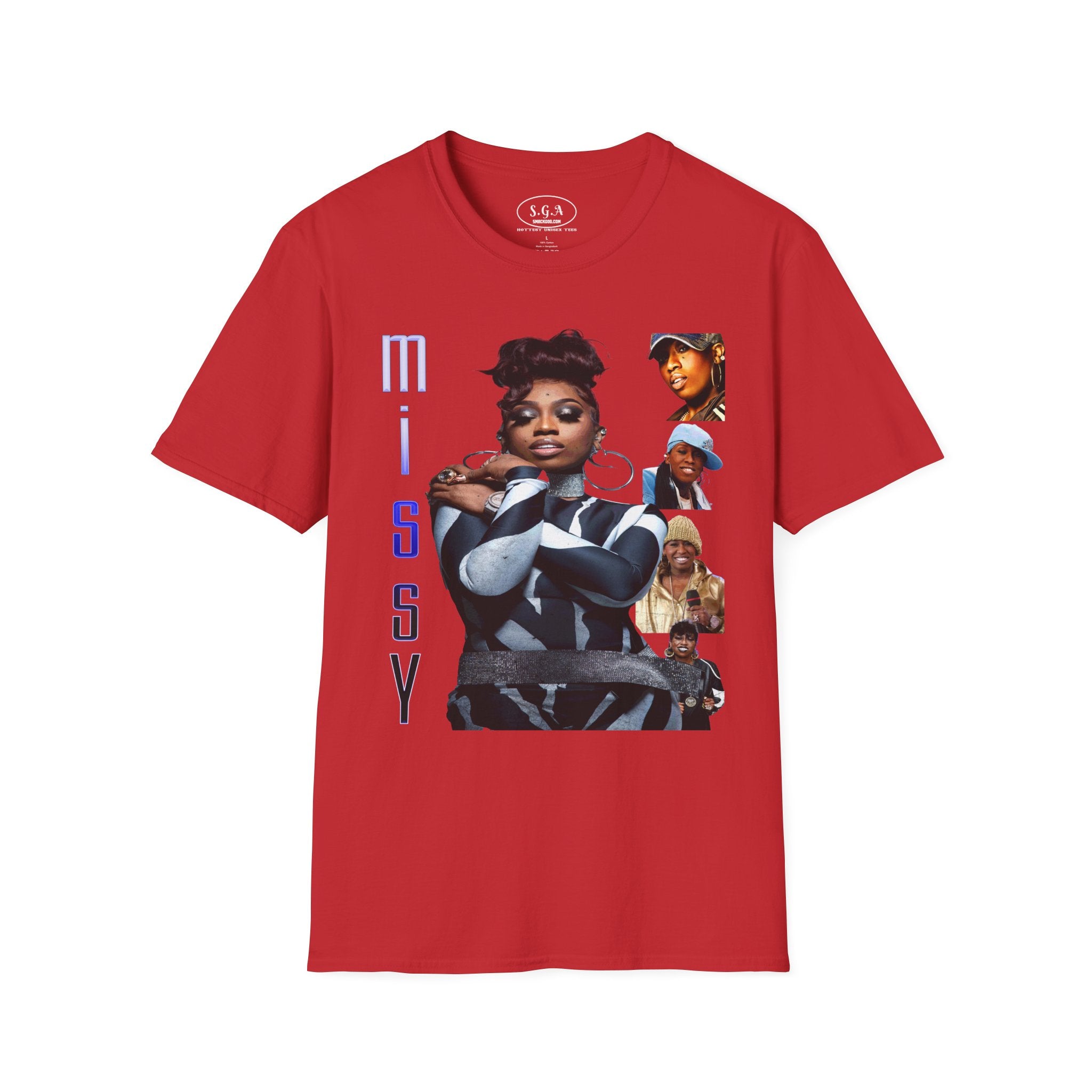 Missy Elliott Graphic T-Shirt – Smack God Apparel Hip Hop Legend Tee | 90s Female Rap Icon Shirt | Urban Streetwear TShirt