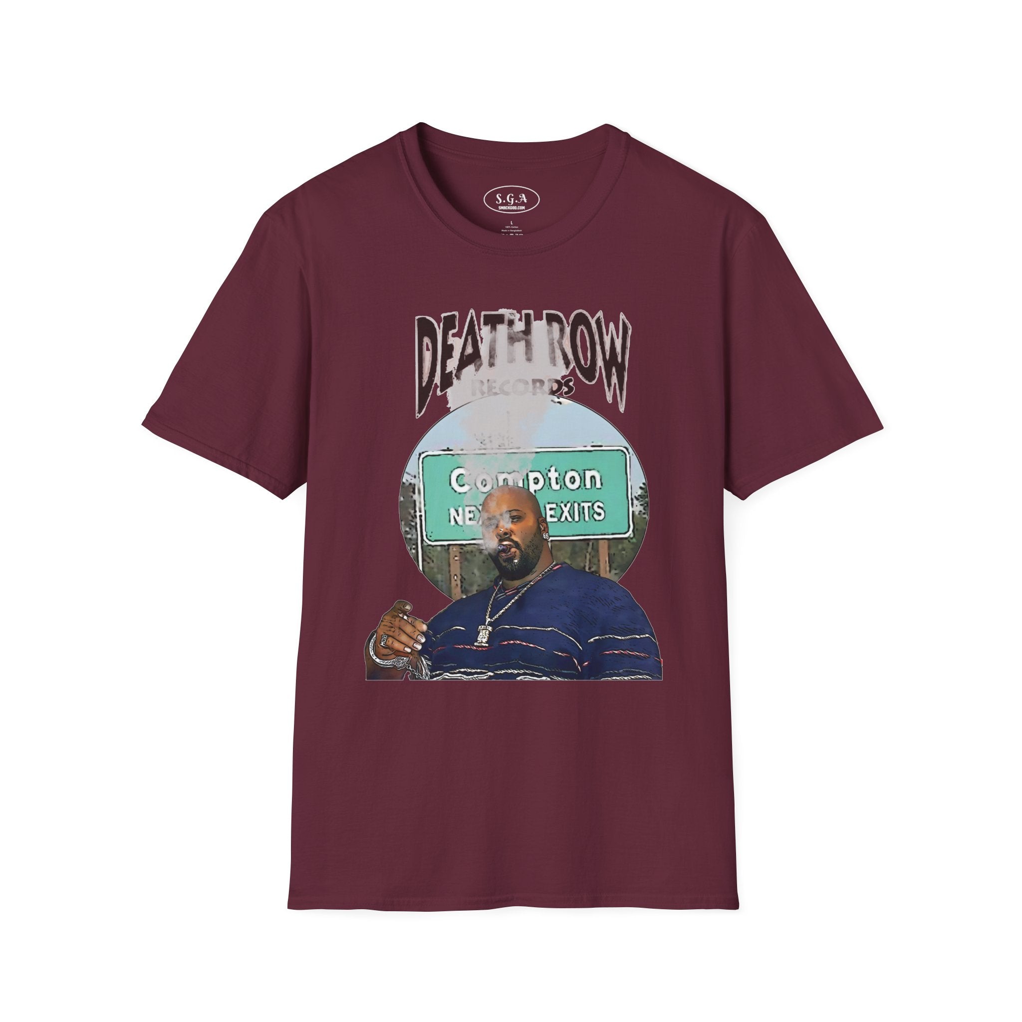 Suge Knight Death Row Records Inspired T-Shirt – West Coast Hip Hop Graphic Tee | Compton Streetwear Shirt | Smack God Apparel
