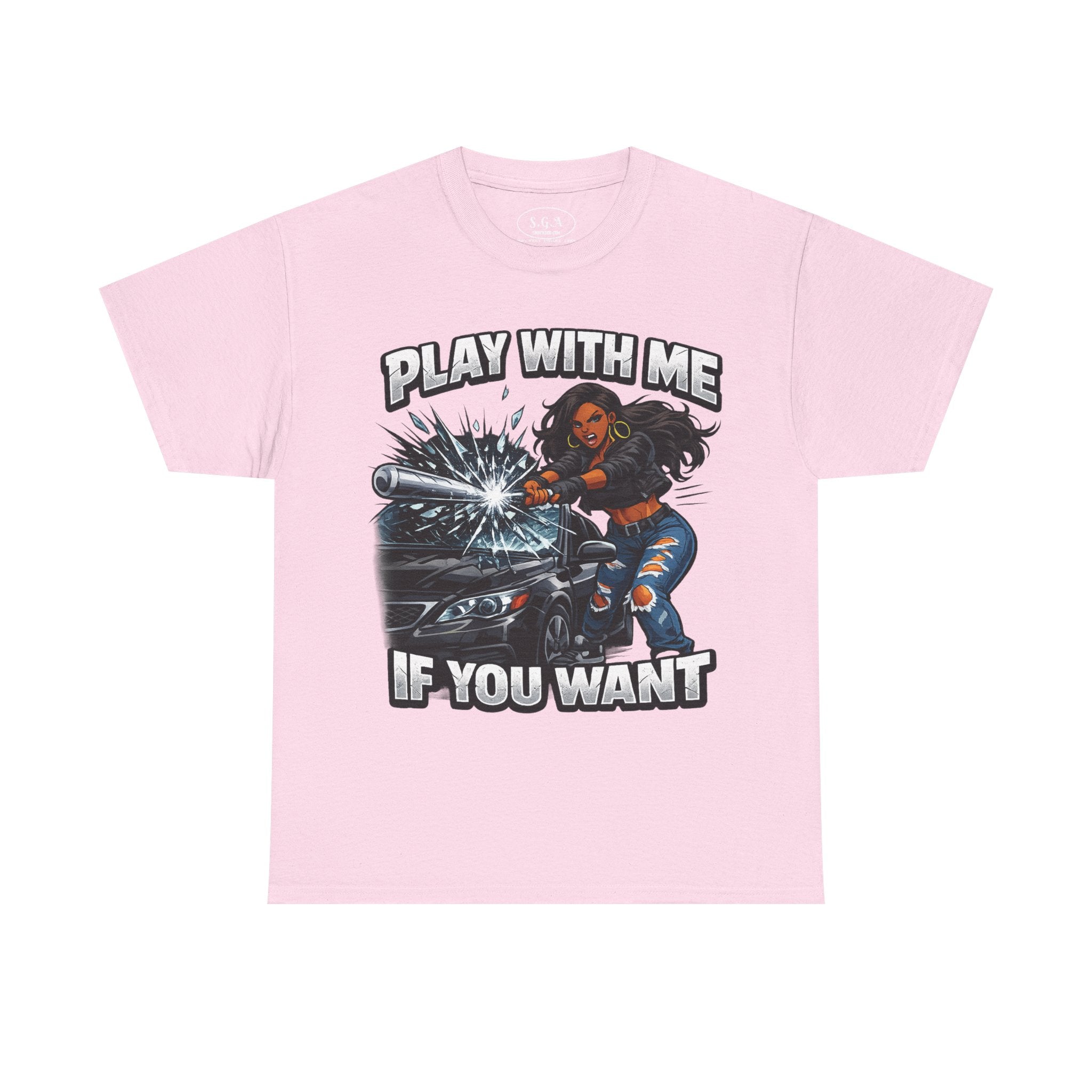 “Play With Me If You Want” Graphic T-Shirt – Bold Streetwear Statement Tee | Urban Attitude Shirt | Smack God Apparel