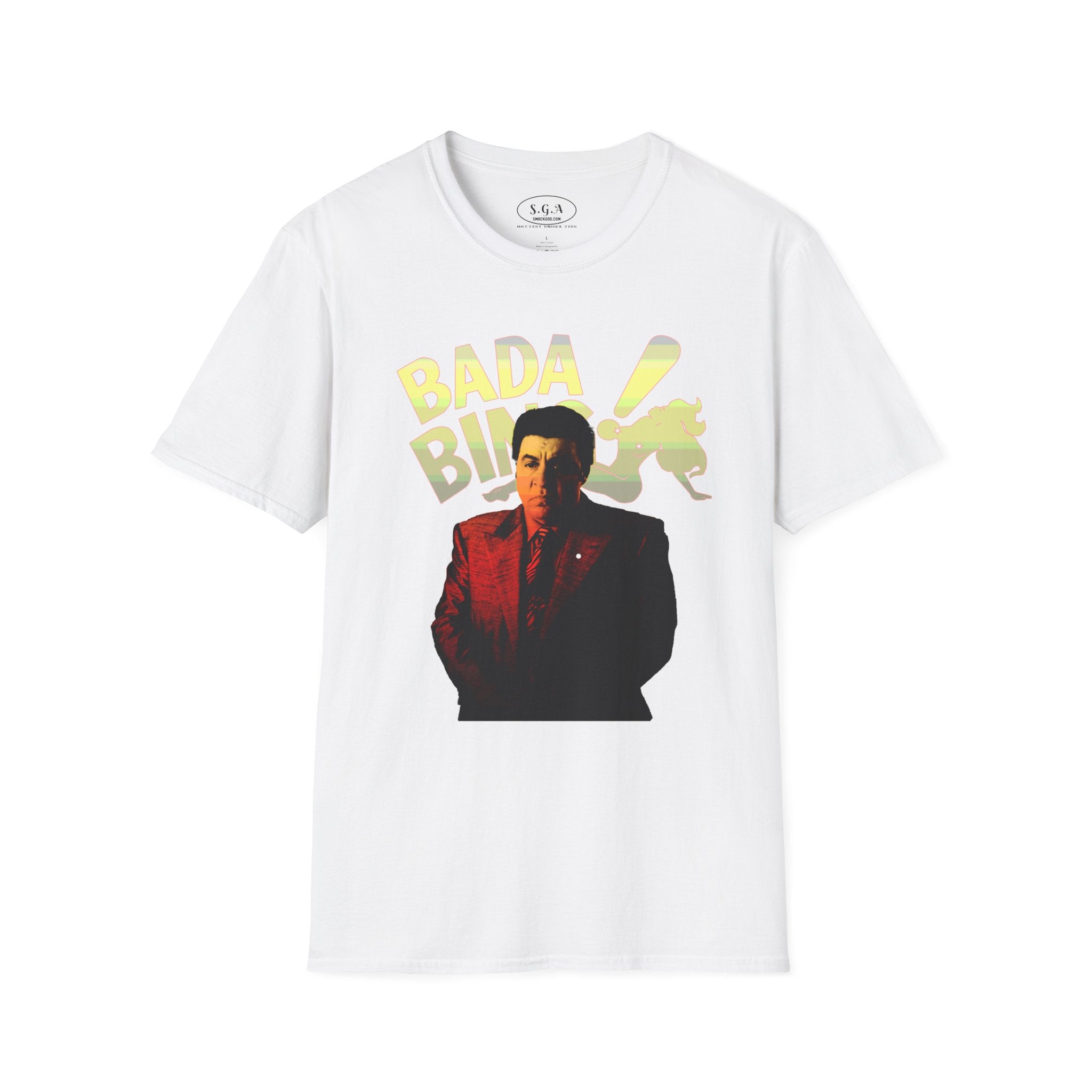 “Bada Bing Silvio Dante” Graphic T-Shirt – Sopranos Inspired Mafia Tee | Classic Mob Boss Streetwear Shirt | TV Icon Graphic Tee