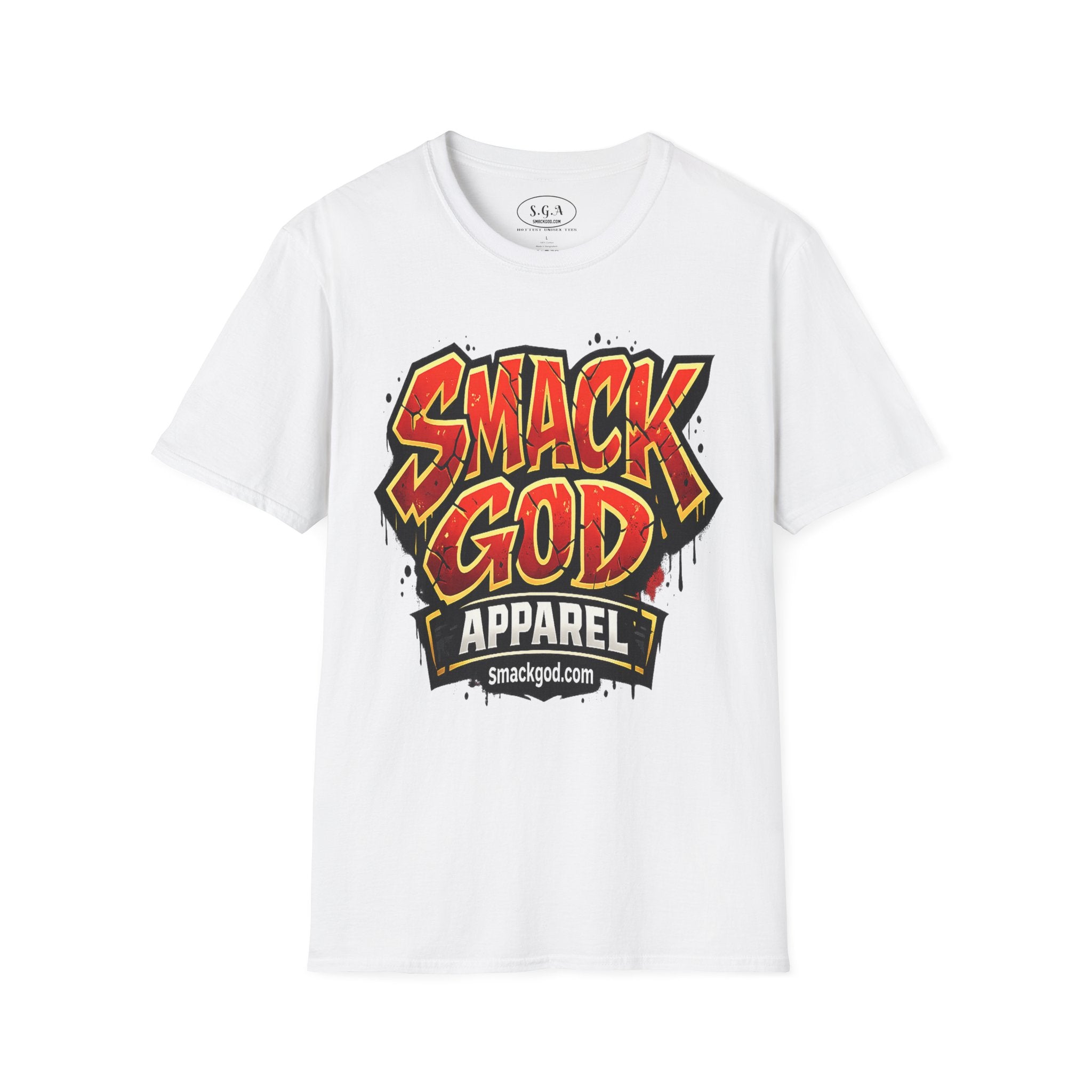 Smack God Apparel Graffiti Logo T-Shirt – Urban Streetwear Graphic Tee | Bold Hip Hop Style Shirt | SmackGod.com