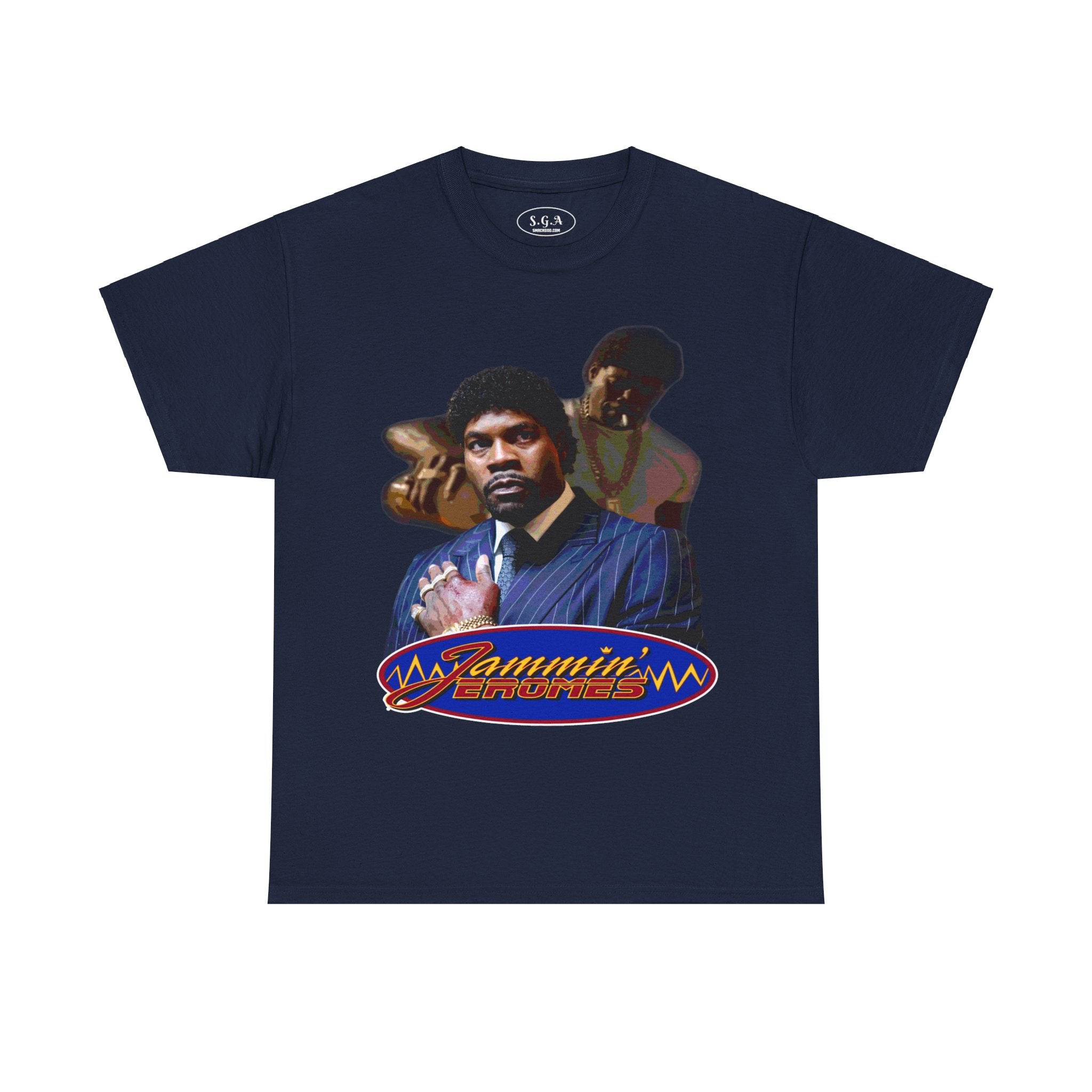 “Jammin’ Jerome’s” T-Shirt – 90s Streetwear Graphic Tee | Retro Hustler Style Shirt | Smack God Apparel