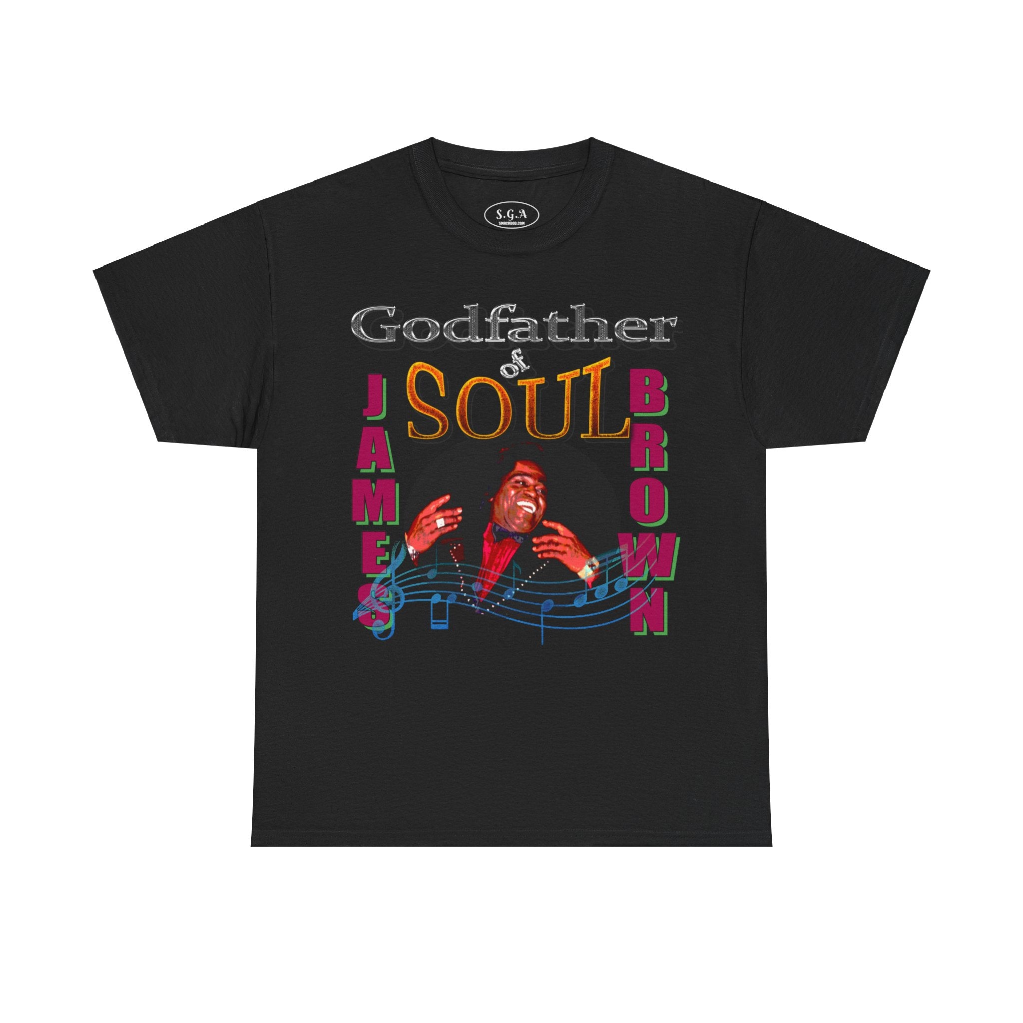 James Brown “Godfather of Soul” T-Shirt – Classic Funk Music Graphic Tee | Smack God Apparel Streetwear Shirt | Vintage Soul Legend Tee | SmackGod.com