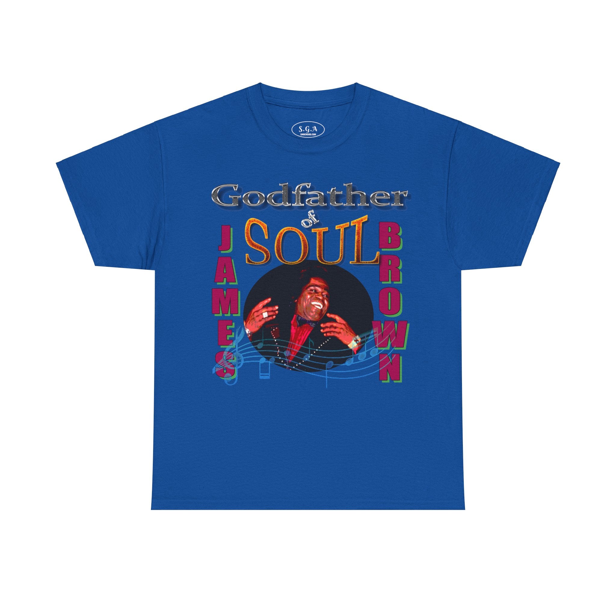 James Brown “Godfather of Soul” T-Shirt – Classic Funk Music Graphic Tee | Smack God Apparel Streetwear Shirt | Vintage Soul Legend Tee | SmackGod.com