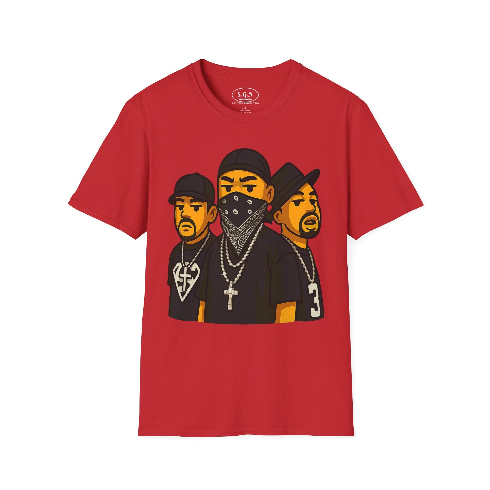 The Unit Streetwear Graphic T-Shirt – Urban Loyalty Cartoon Tee | Hip Hop Style Group Shirt | Smack God Apparel