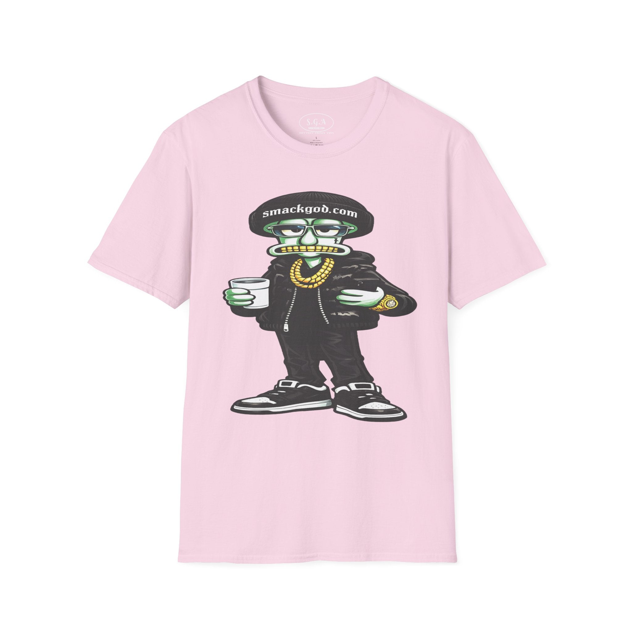 Drip Squidward Streetwear T-Shirt – Bikini Bottom Inspired Funny Graphic Tee | Urban Cartoon Shirt | Smack God Apparel