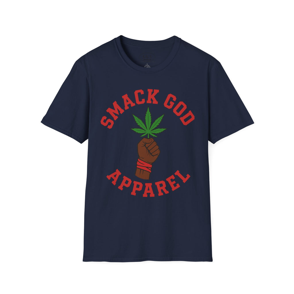 Smack God Weed Graphic T-Shirt – Cannabis Streetwear Tee | 420 Lifestyle Marijuana Shirt | Smack God Apparel