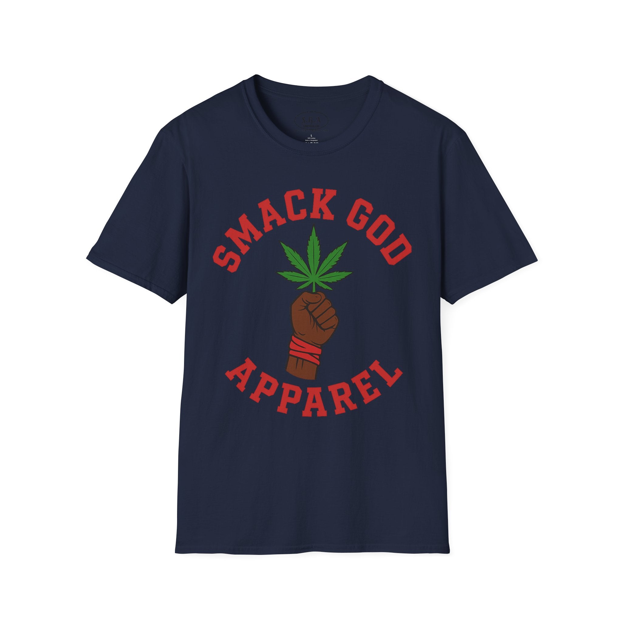 Smack God Weed Graphic T-Shirt – Cannabis Streetwear Tee | 420 Lifestyle Marijuana Shirt | Smack God Apparel