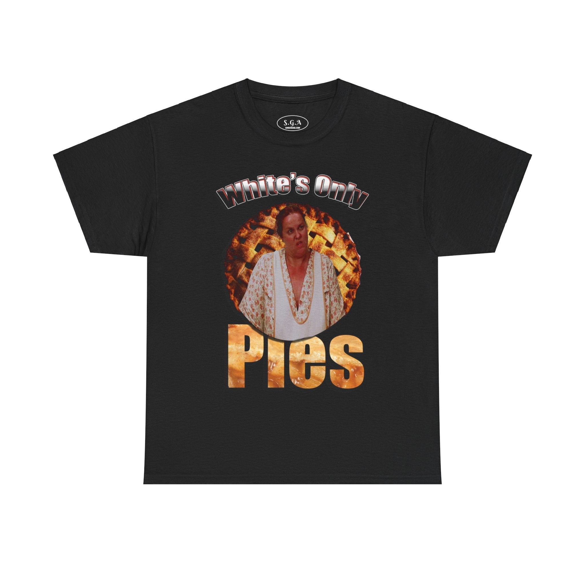 White’s Only Pies T-Shirt – Life Movie Graphic Tee (Eddie Murphy & Martin Lawrence Inspired) | Funny Retro Comedy Shirt | Smack God Apparel