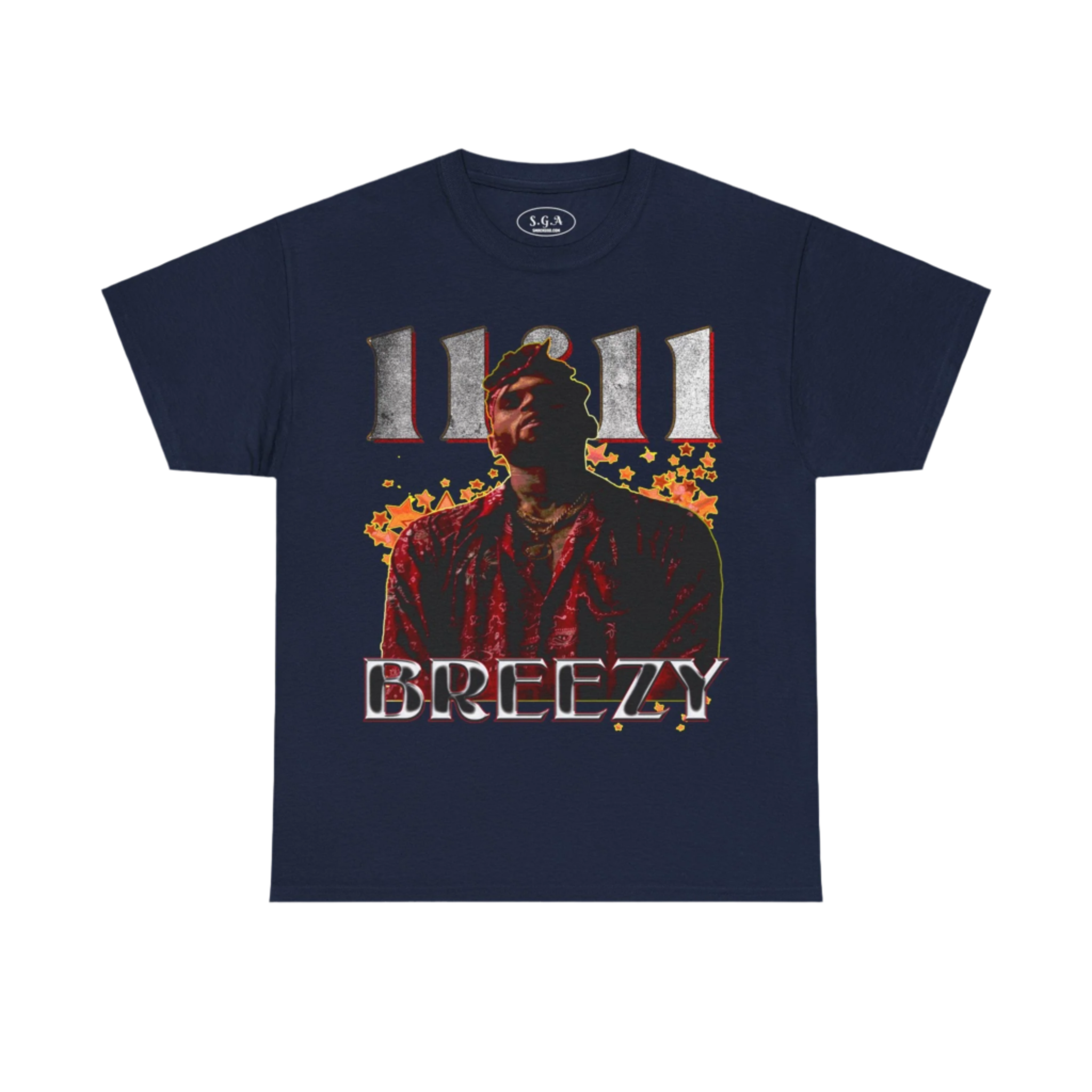 Chris Brown Inspired “Breezy” Graphic T-Shirt – R&B Streetwear Tee | Hip Hop Pop Culture Shirt | Smack God Apparel