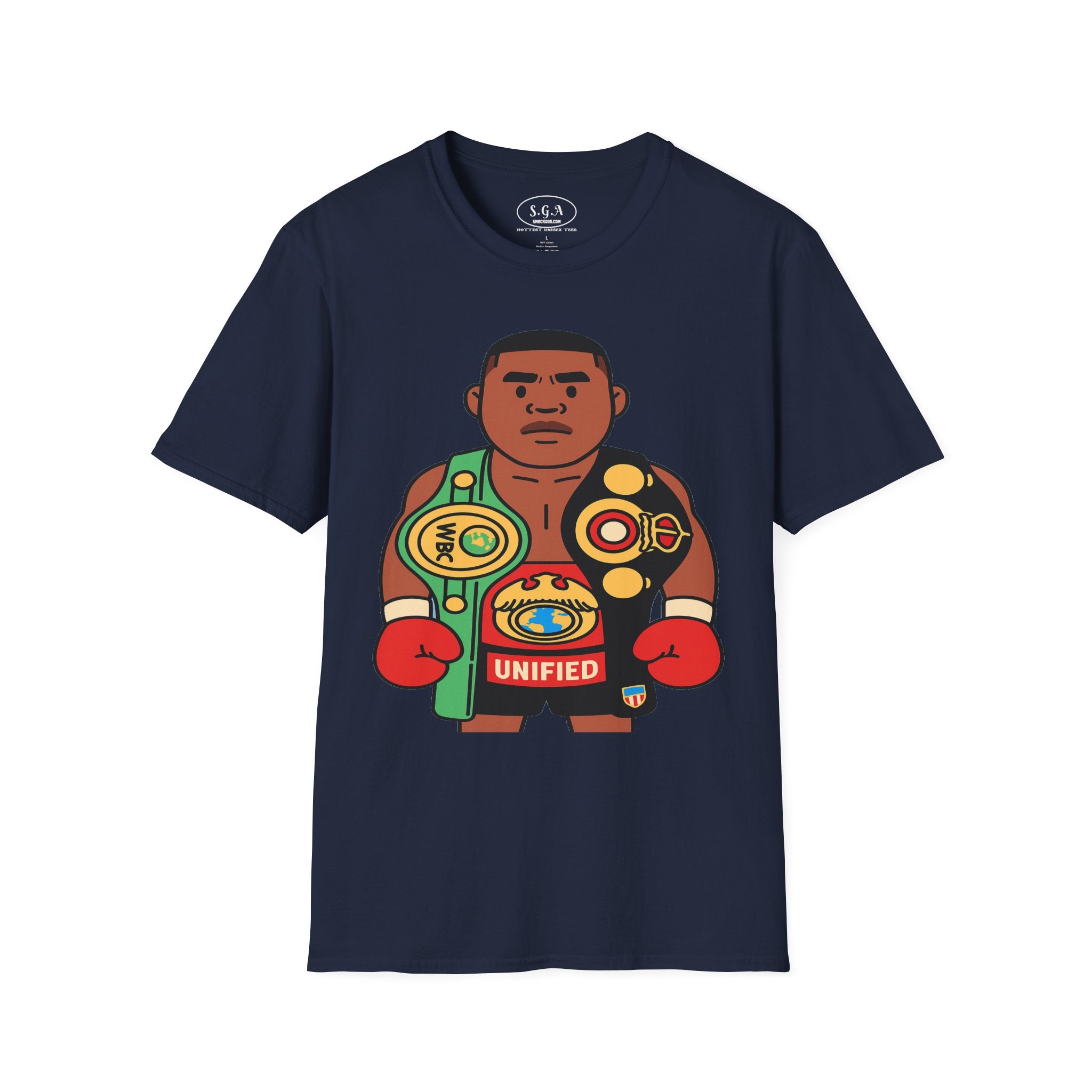 Iron Mike Inspired Boxing Champion T-Shirt – Cartoon Heavyweight Champ Tee | Boxing Streetwear Shirt | Smack God Apparel