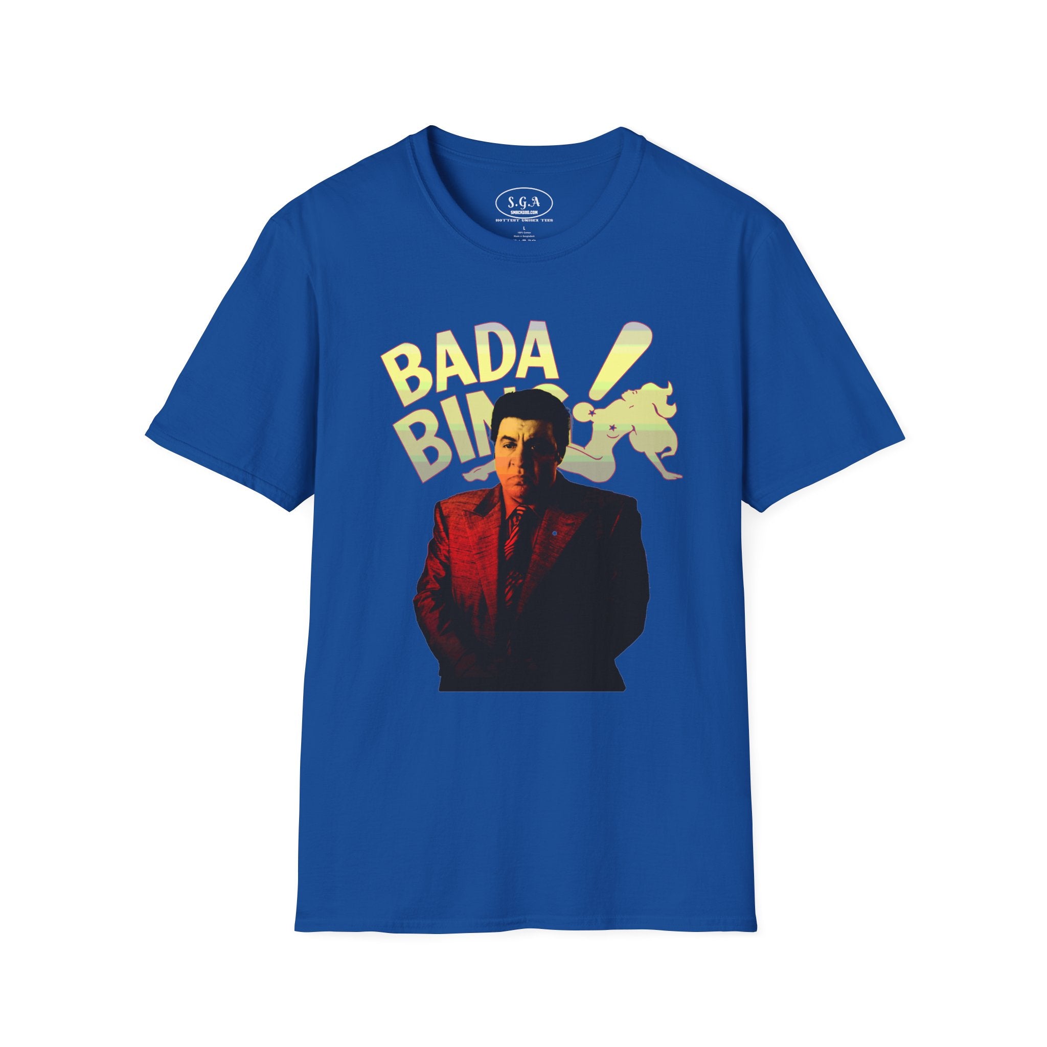 “Bada Bing Silvio Dante” Graphic T-Shirt – Sopranos Inspired Mafia Tee | Classic Mob Boss Streetwear Shirt | TV Icon Graphic Tee