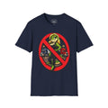 Smack God Apparel “No Entry Lot Lizard ” Graphic T-Shirt – Funny Trucker Humor Tee | Bold Cartoon Streetwear Shirt | Viral Graphic Tee