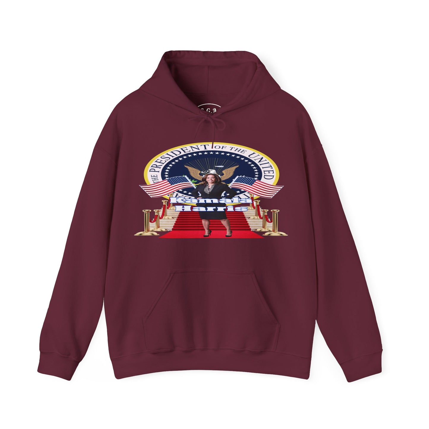 Kamala Harris Presidential Unisex Pullover Hoodie | Smack God Apparel | 2024 Election Gear