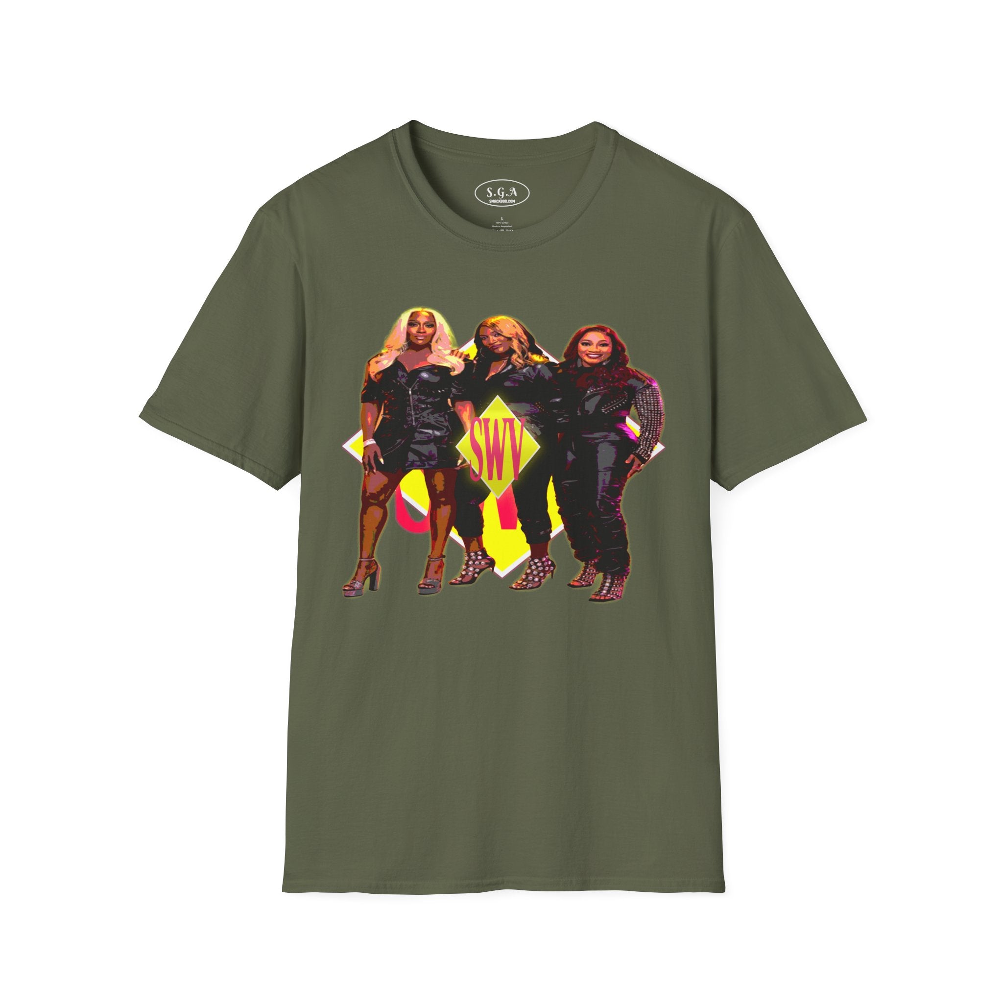 SWV Inspired R&B Girl Group T-Shirt – 90s Soul Sisters Graphic Tee | Retro Hip Hop & R&B Shirt | Smack God Apparel