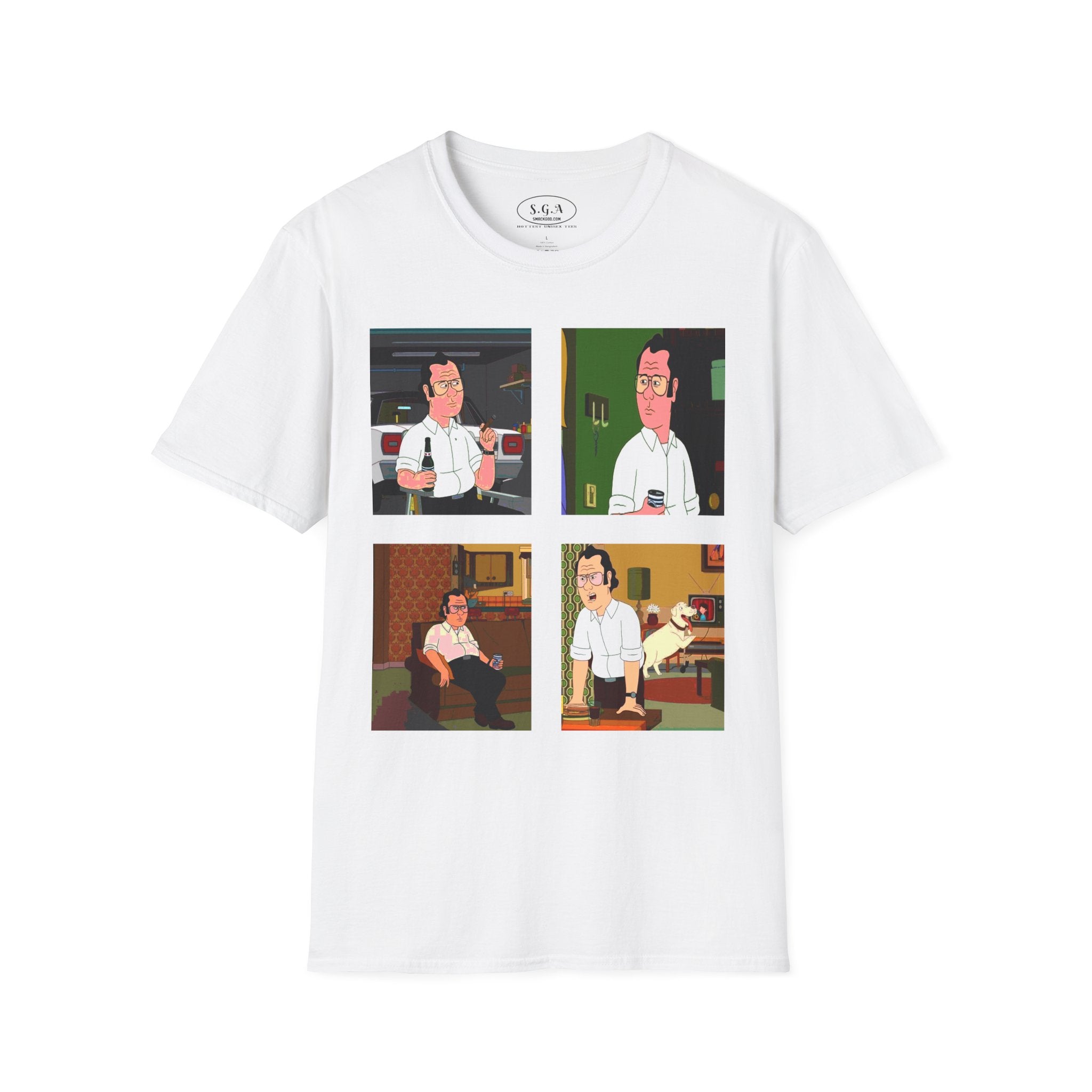 Frank Murphy “F Is For Family” T-Shirt – Retro Cartoon Streetwear Tee | Smack God Apparel Graphic Shirt | SmackGod.com