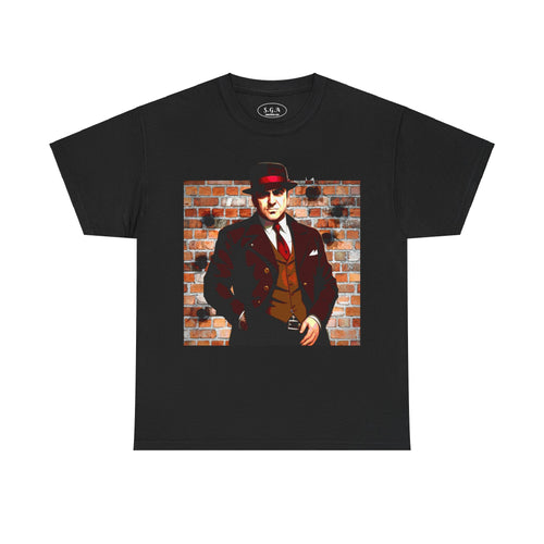 Al Capone T-Shirt – Smack God Apparel Gangster Graphic Tee | Vintage Mob Boss Streetwear Shirt | Classic Crime T-shirt