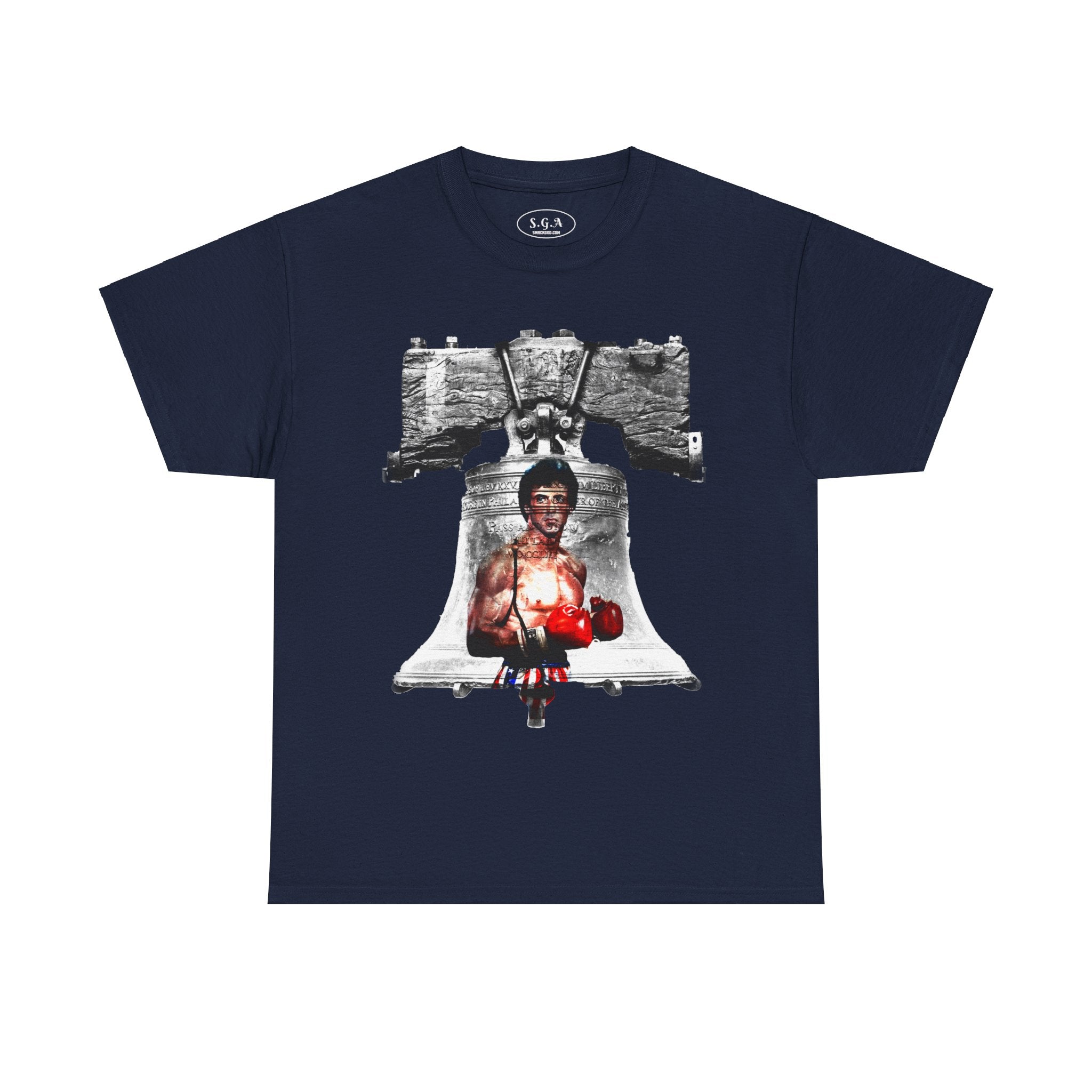 Smack God Apparel “Rocky Liberty Grind” Graphic T-Shirt – Rocky Balboa Inspired Tee | Philadelphia Liberty Bell Streetwear Shirt | Hustle Motivation Graphic Tee