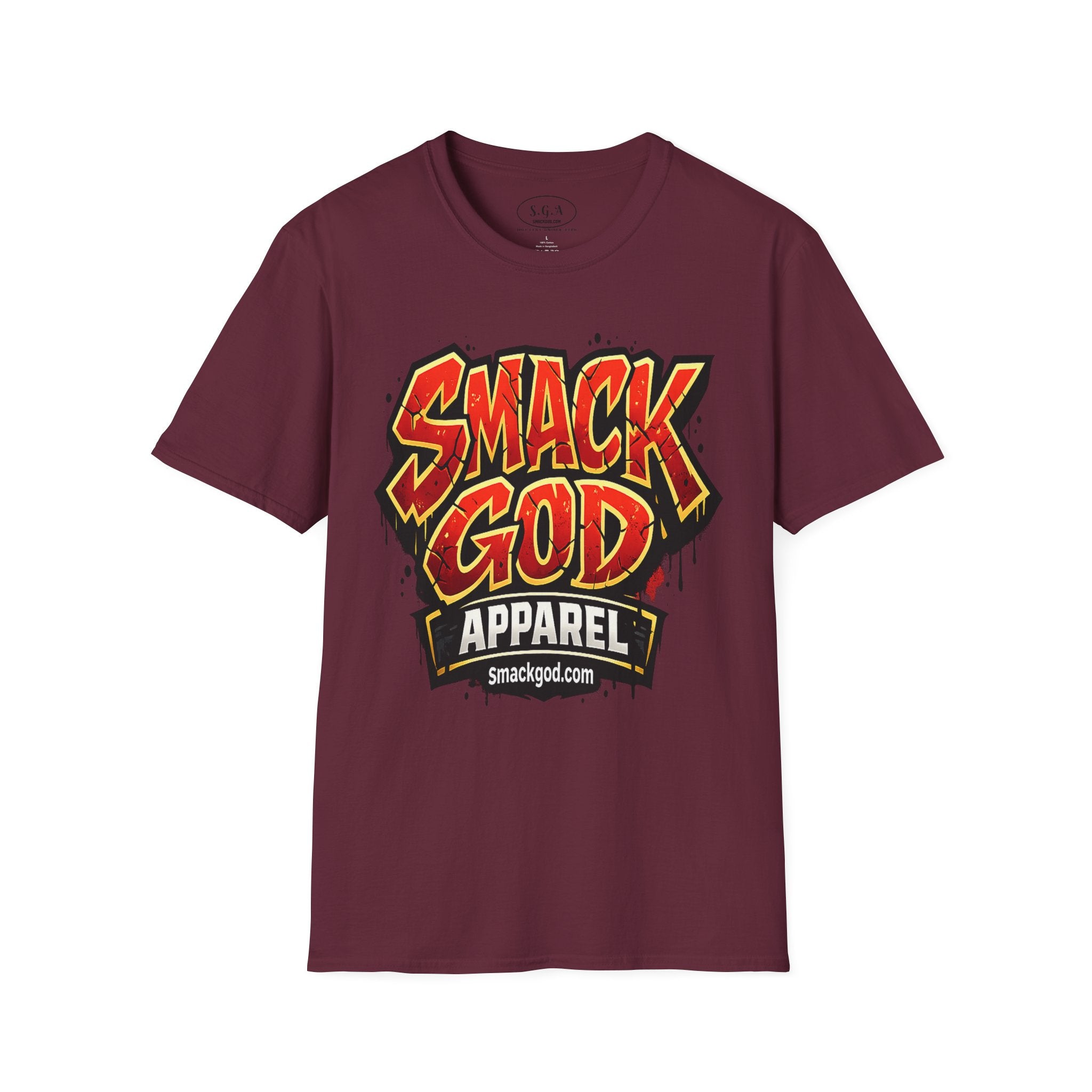 Smack God Apparel Graffiti Logo T-Shirt – Urban Streetwear Graphic Tee | Bold Hip Hop Style Shirt | SmackGod.com