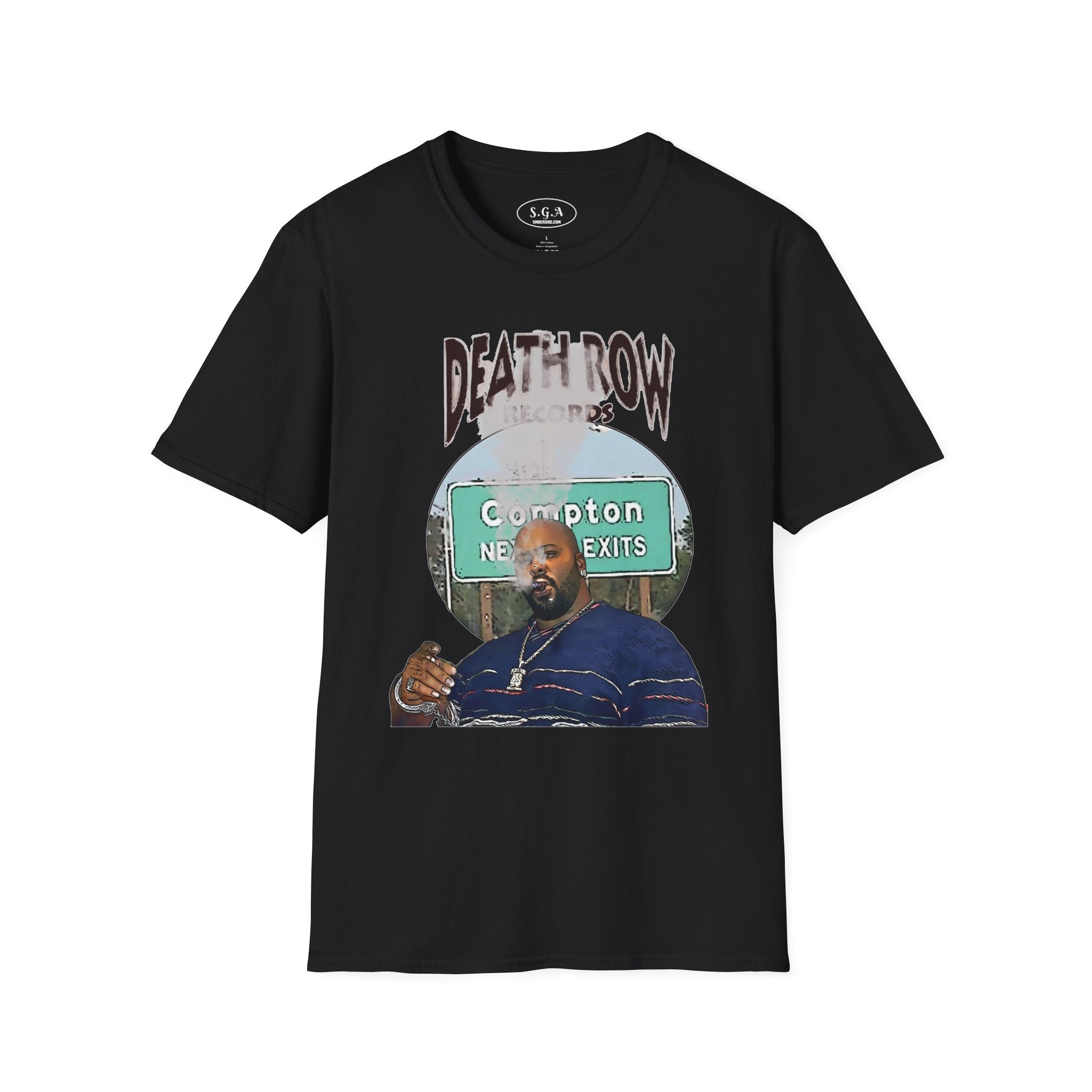 Suge Knight Death Row Records Inspired T-Shirt – West Coast Hip Hop Graphic Tee | Compton Streetwear Shirt | Smack God Apparel