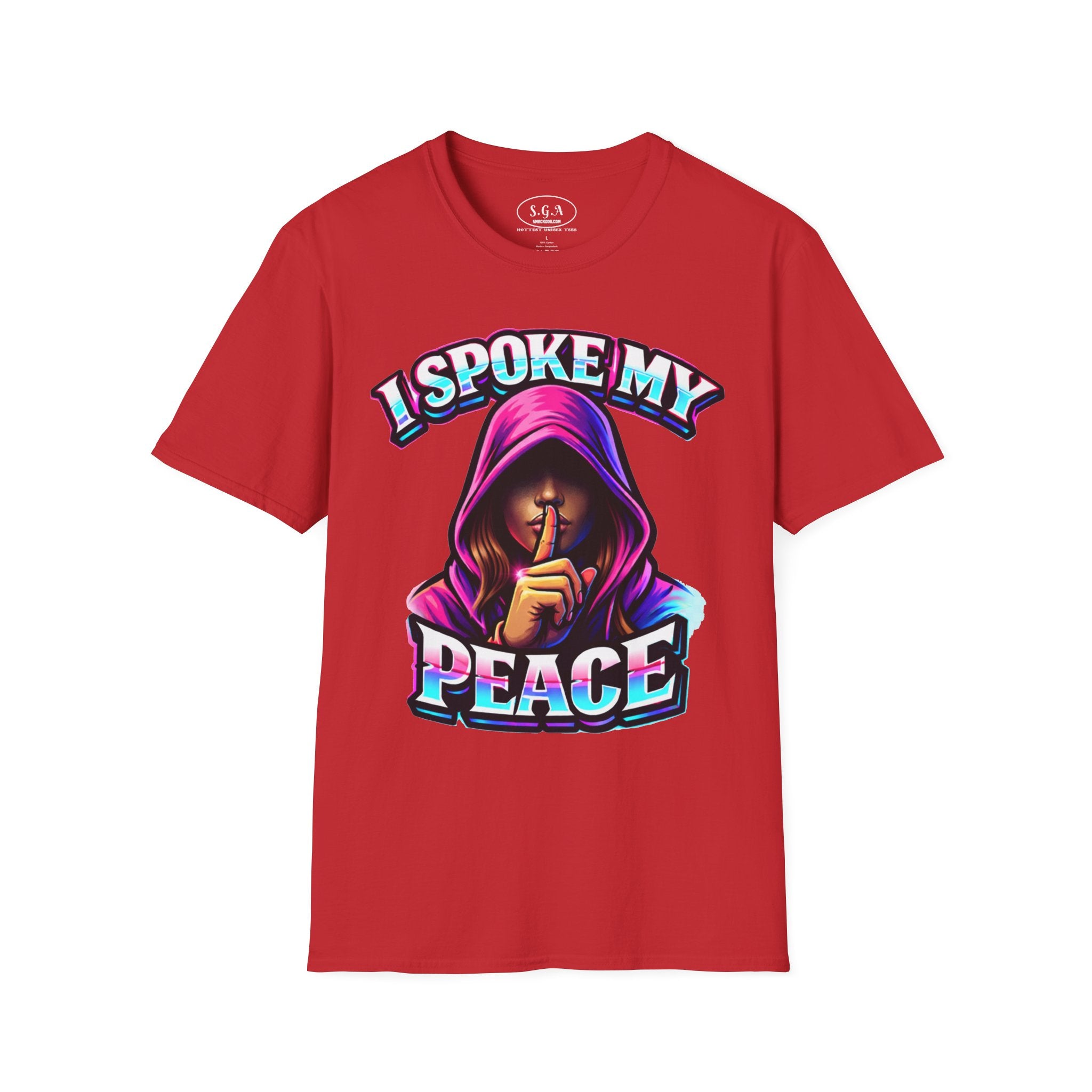 “I Spoke My Peace” Graphic T-Shirt – Bold Statement Streetwear Tee | Smack God Apparel