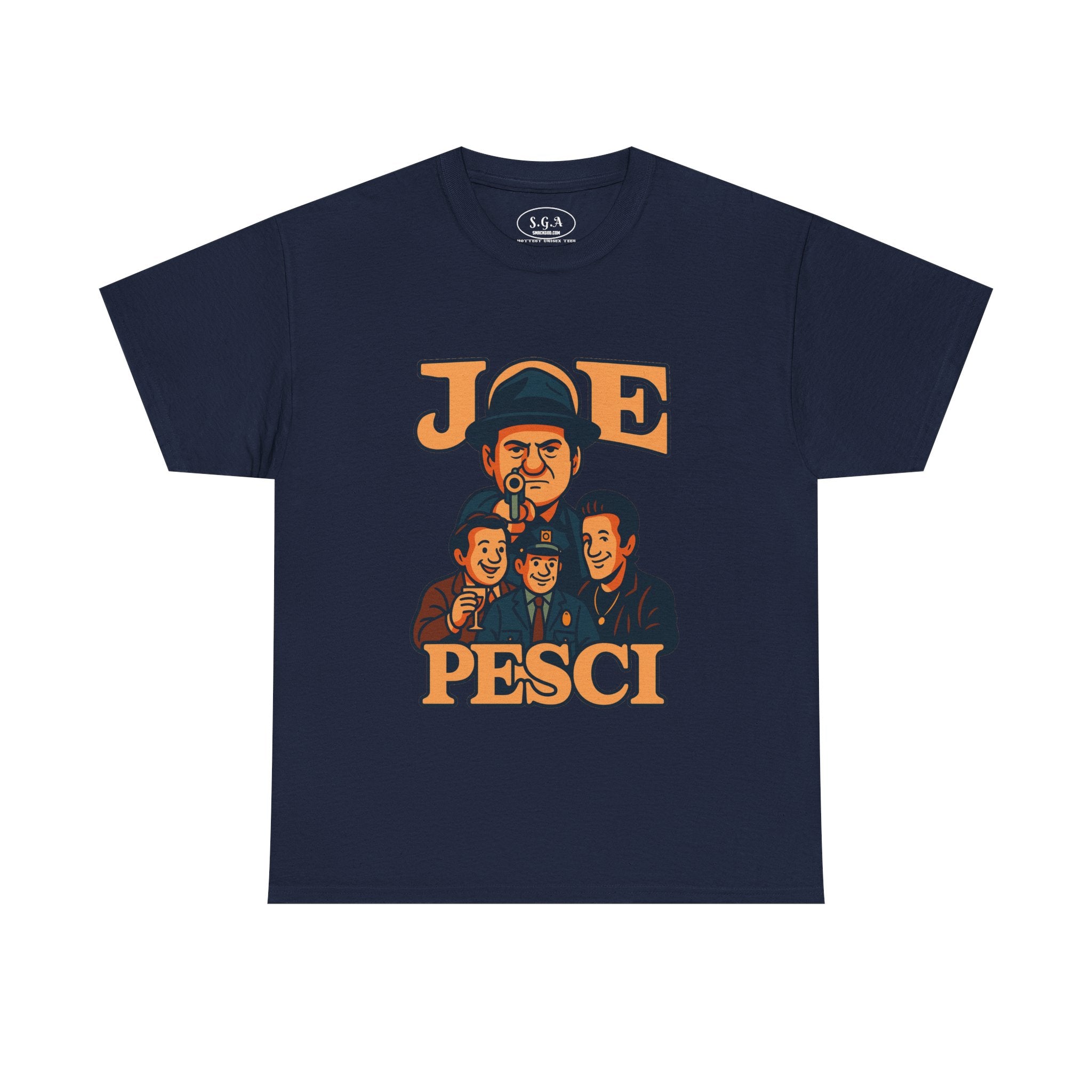 Joe Pesci Inspired Graphic T-Shirt – Classic  Movie Cartoon Tee | Gangster Film Streetwear | Smack God Apparel
