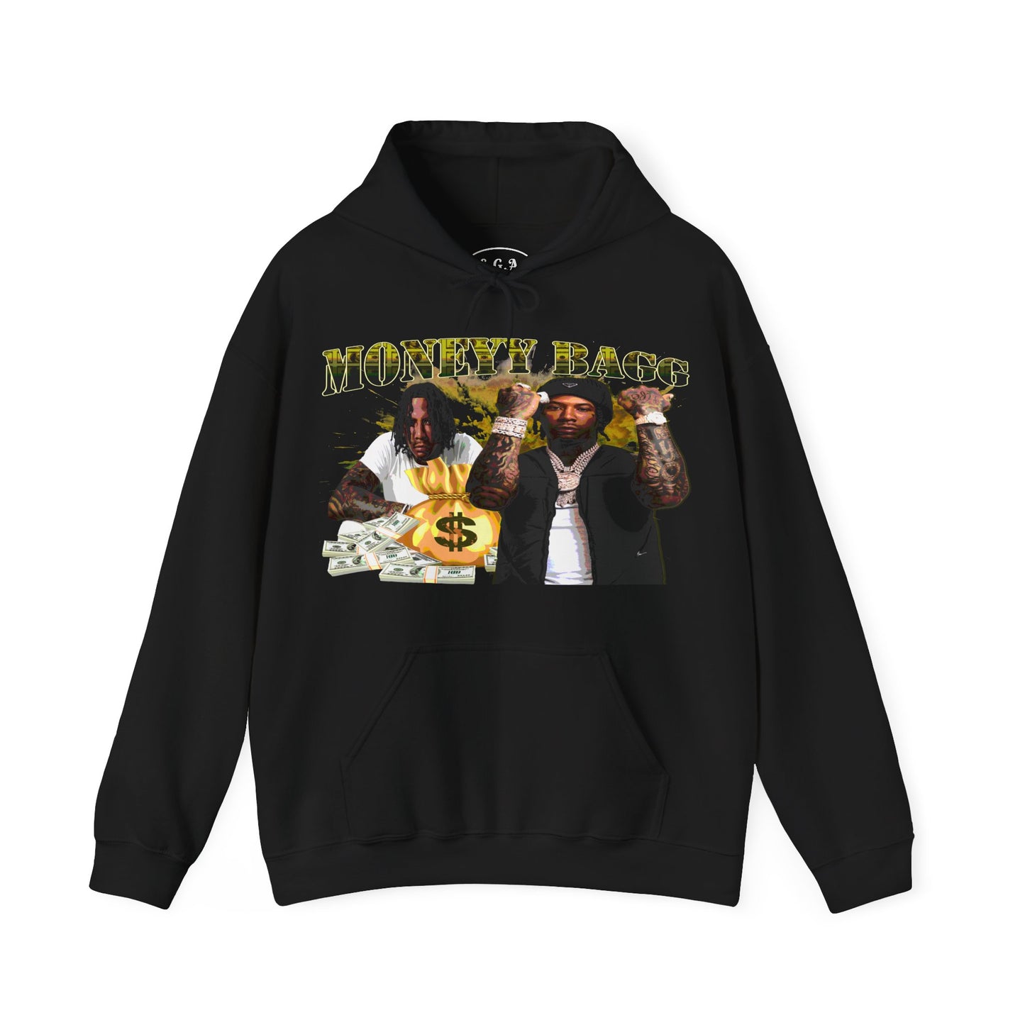 "Moneybagg Yo Unisex Pullover Hoodie – Smack God Apparel"