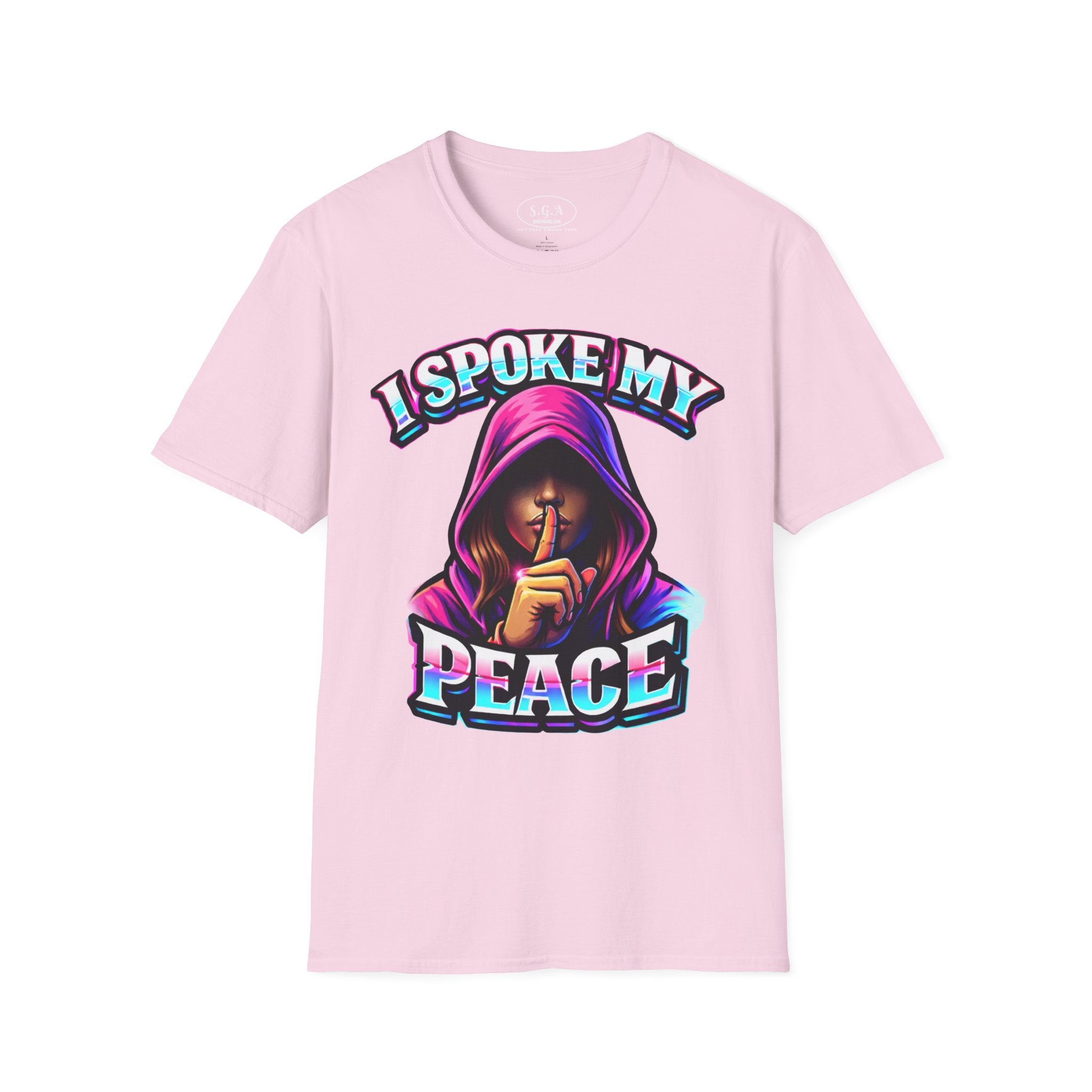 “I Spoke My Peace” Graphic T-Shirt – Bold Statement Streetwear Tee | Smack God Apparel