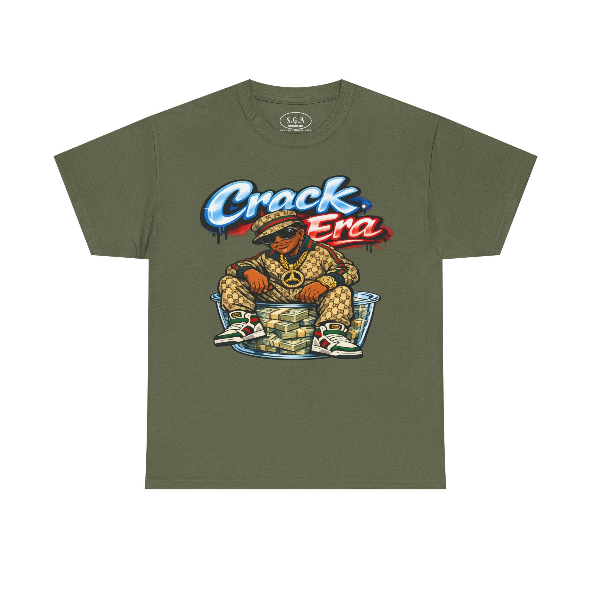 Crack Era Streetwear Shirt – Smack God Apparel | Retro Urban Graphic T-Shirt | Vintage Hip Hop Culture Tee