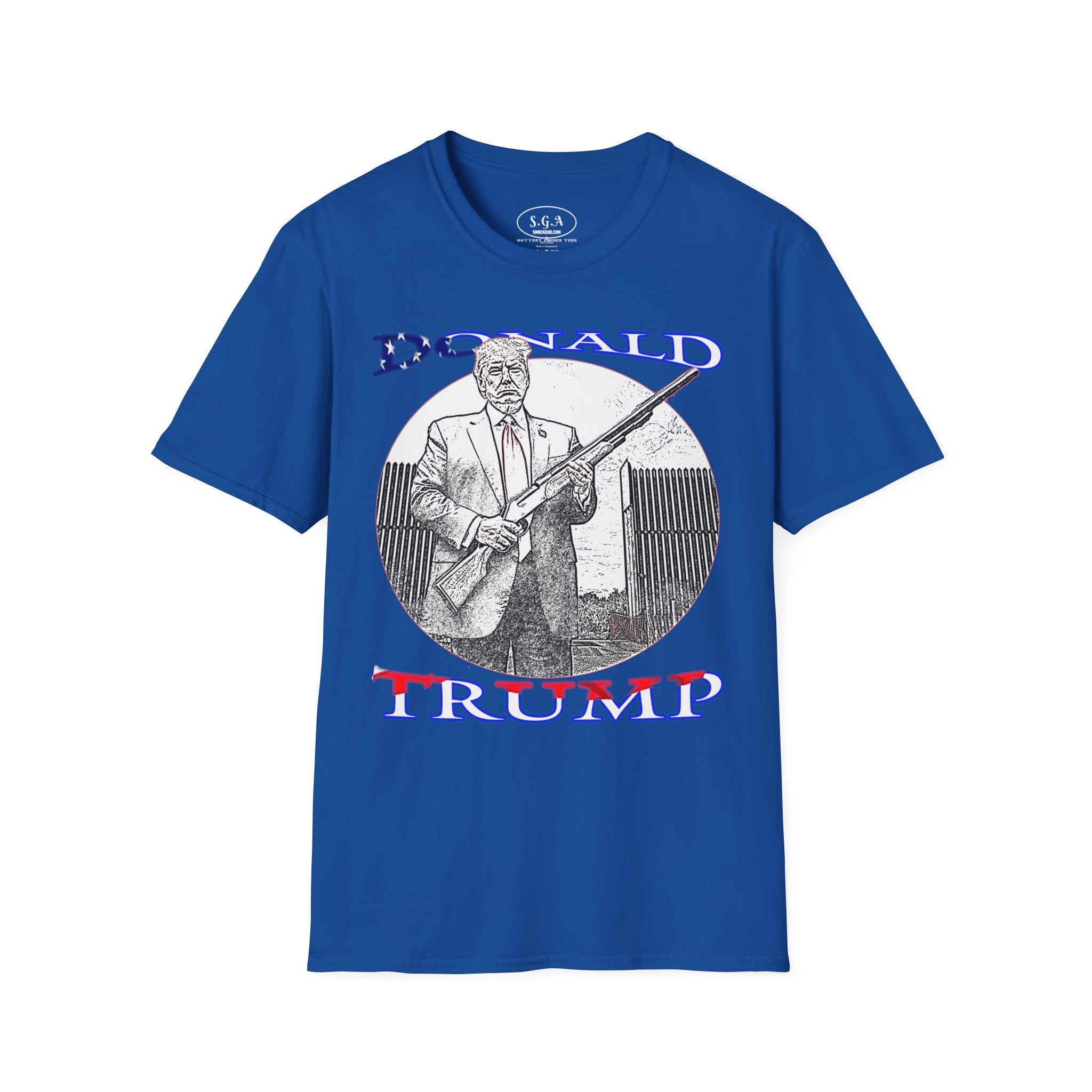 Smack God Apparel “Trump Shotgun Energy” Graphic T-Shirt – Bold Political Streetwear Tee | Patriotic Statement Shirt | Viral Graphic Tee