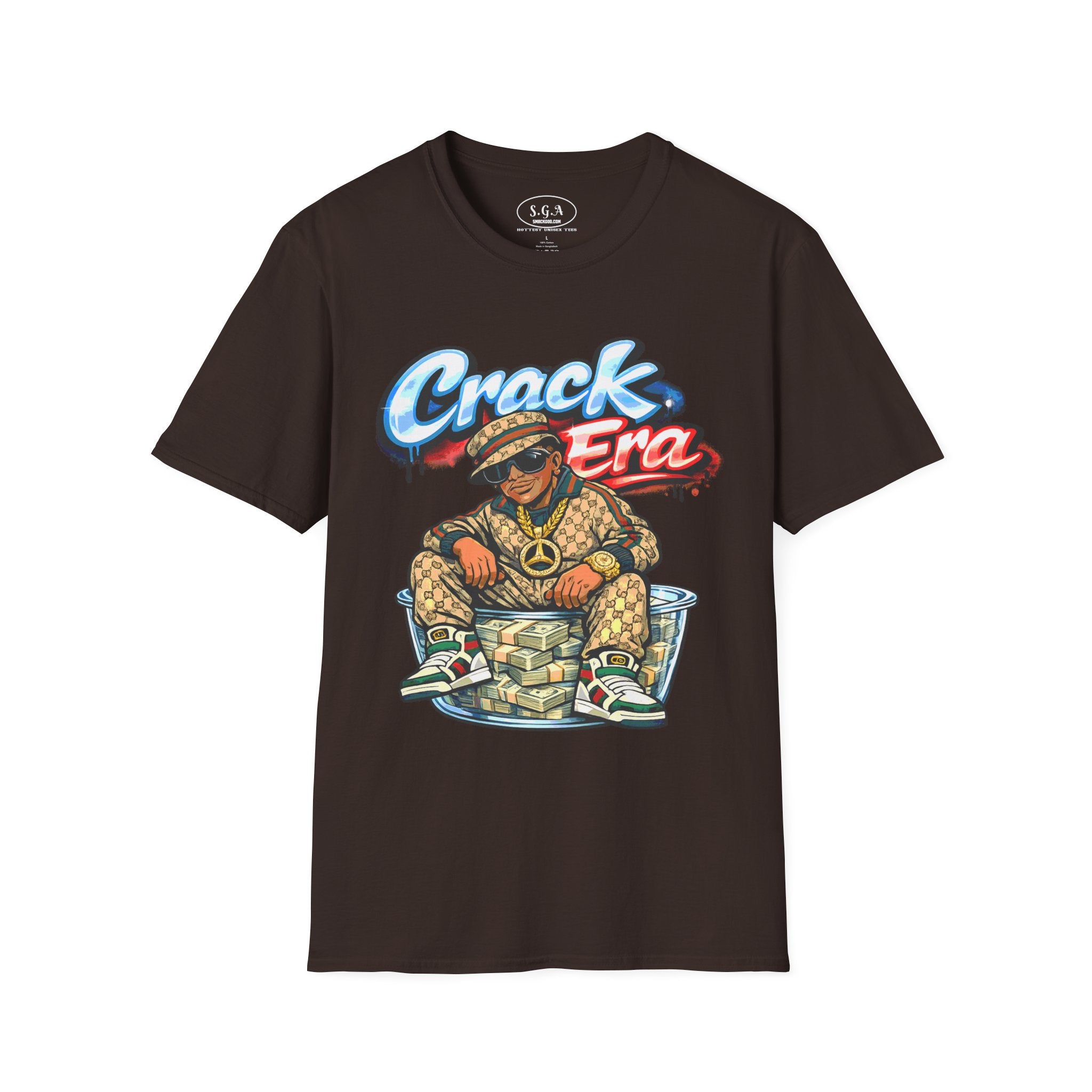 Crack Era Streetwear Shirt – Smack God Apparel | Retro Urban Graphic T-Shirt | Vintage Hip Hop Culture Tee