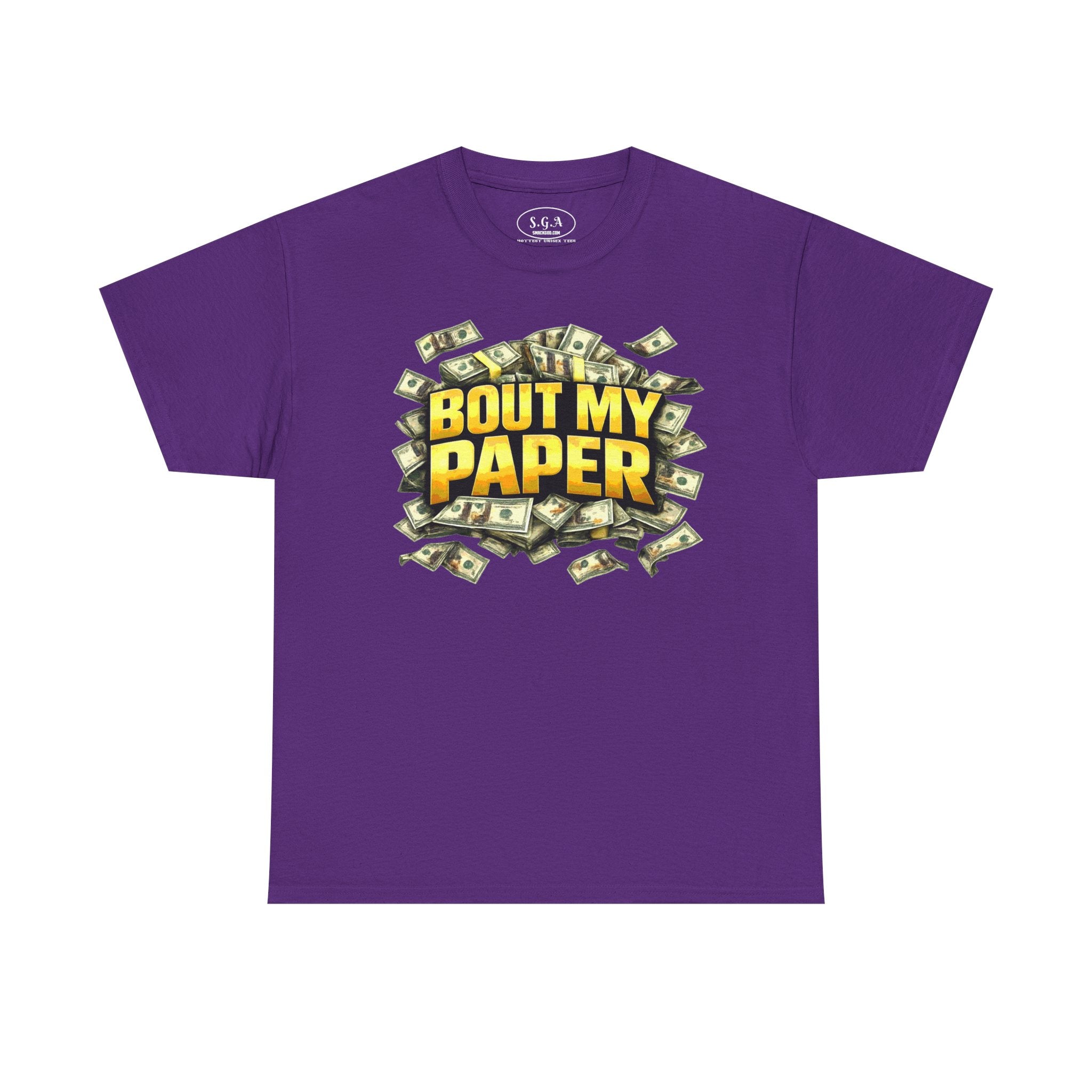 Bout My Paper T-Shirt – Money Hustle Graphic Tee | Cash Stacks Streetwear Shirt | Smack God Apparel