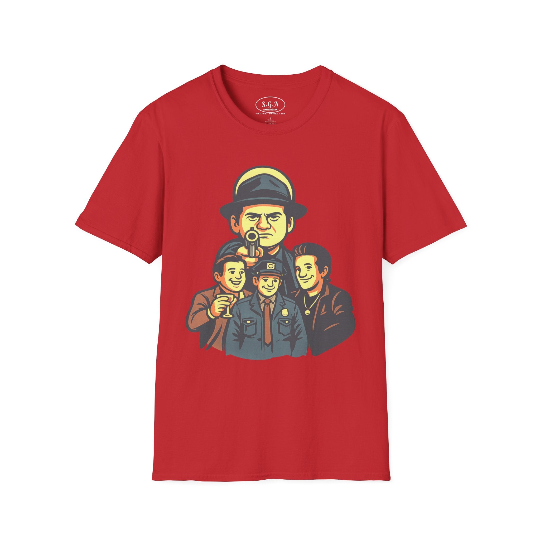 Joe Pesci Inspired Graphic T-Shirt – Classic  Movie Cartoon Tee | Gangster Film Streetwear | Smack God Apparel