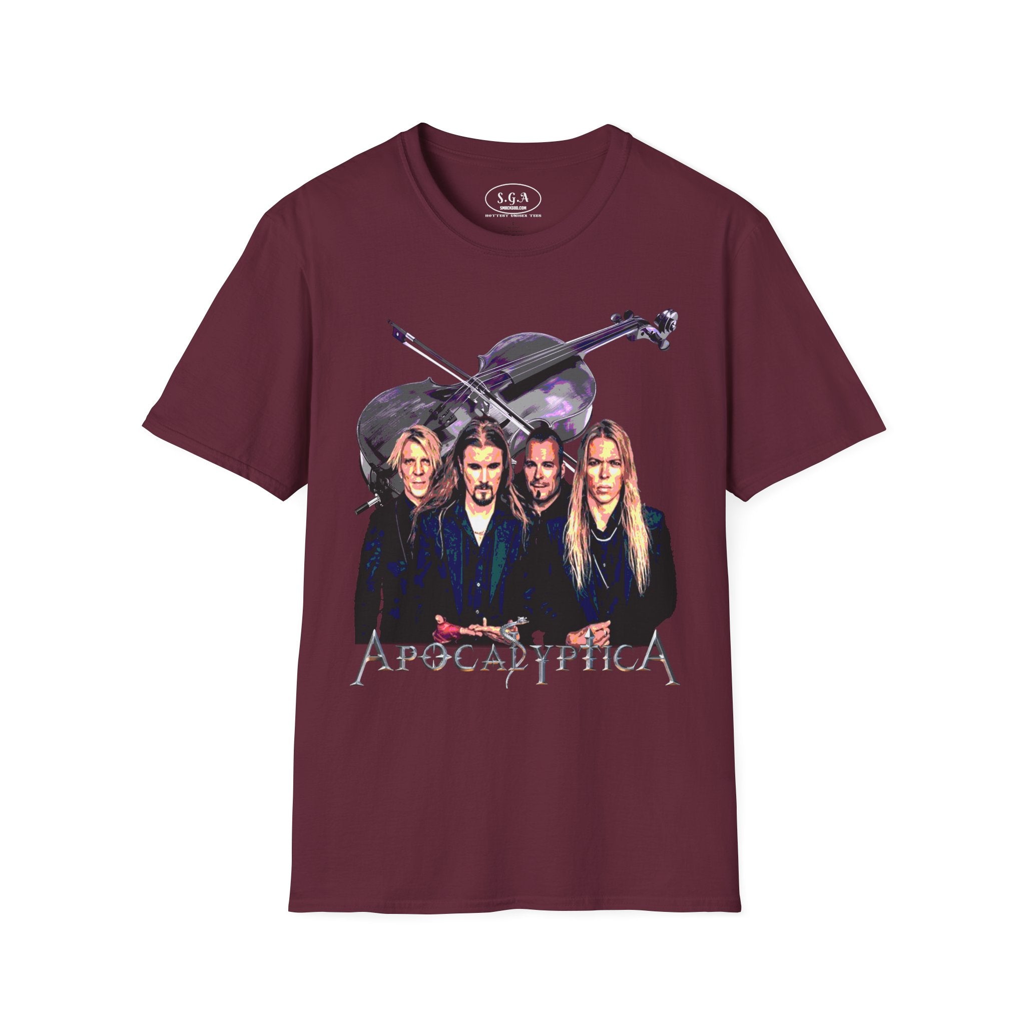Apocalyptica Inspired T-Shirt – Heavy Metal Cello Rock Graphic Tee | Symphony Metal Band Shirt | Smack God Apparel