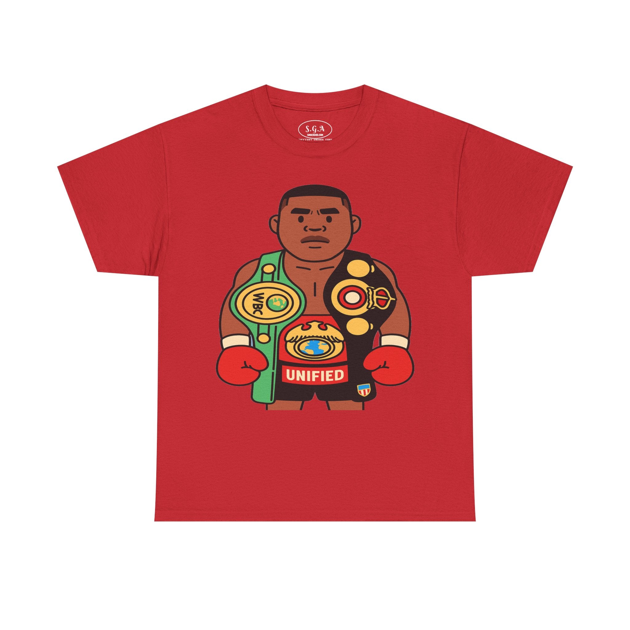 Iron Mike Inspired Boxing Champion T-Shirt – Cartoon Heavyweight Champ Tee | Boxing Streetwear Shirt | Smack God Apparel