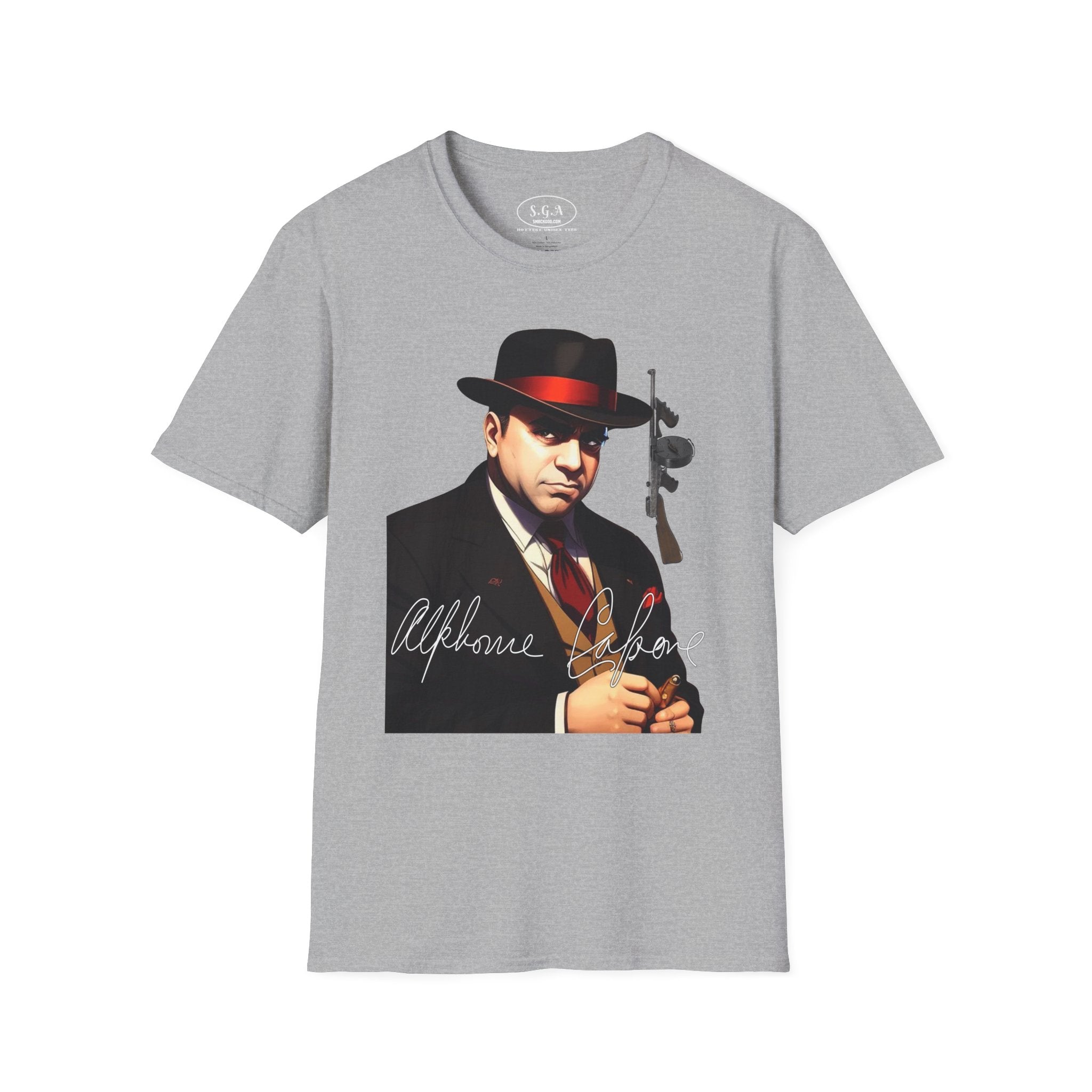 Al Capone Vintage Mafia Graphic T-Shirt – Gangster Streetwear Tee |Smack God Apparel